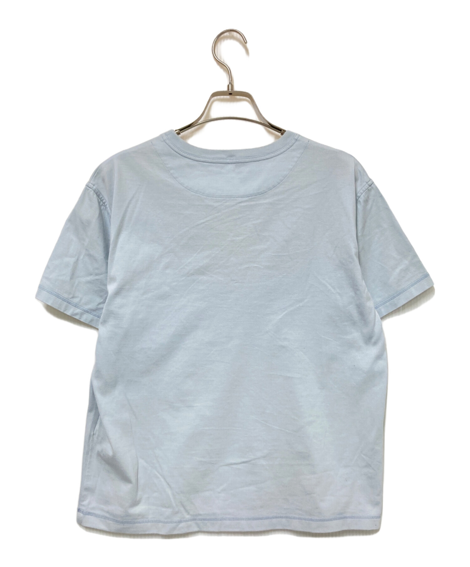 中古・古着通販】HERMES (エルメス) Clic Clac Tシャツ ブルー サイズ 