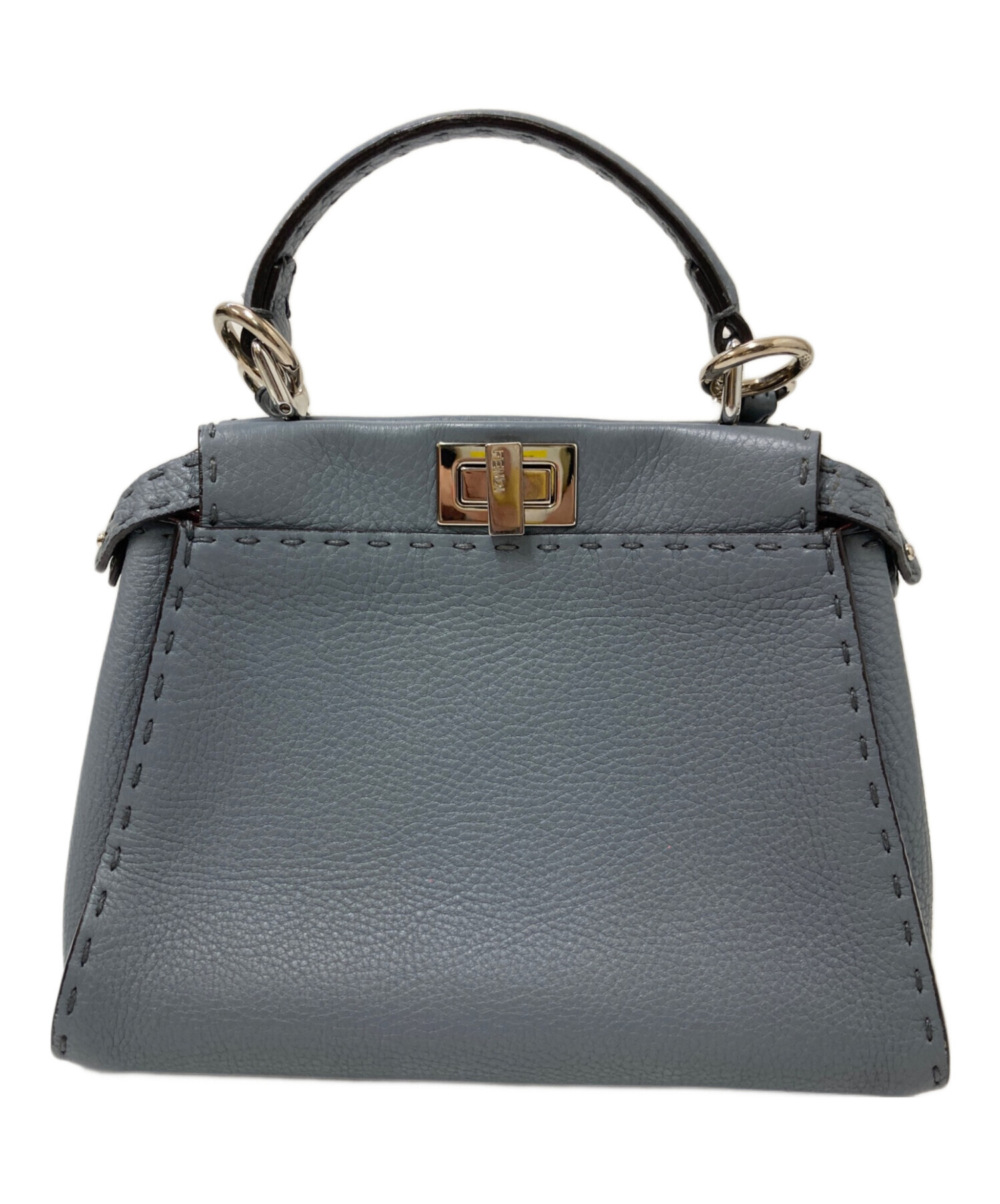 中古・古着通販】FENDI (フェンディ) 2WAYショルダーバッグ ブルー 