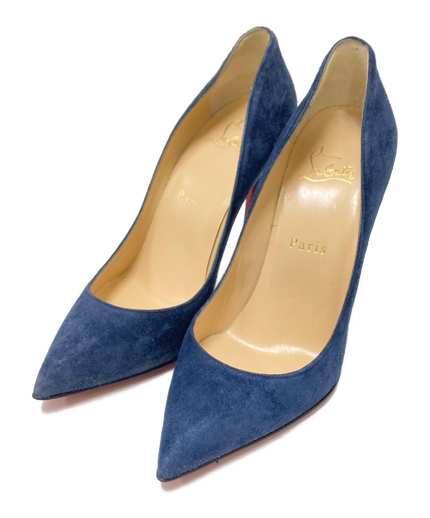 美品　Christian Louboutin ネイビー ハイヒール・パンプス 中古・古着通販】Christian Louboutin (クリスチャン・ルブタン