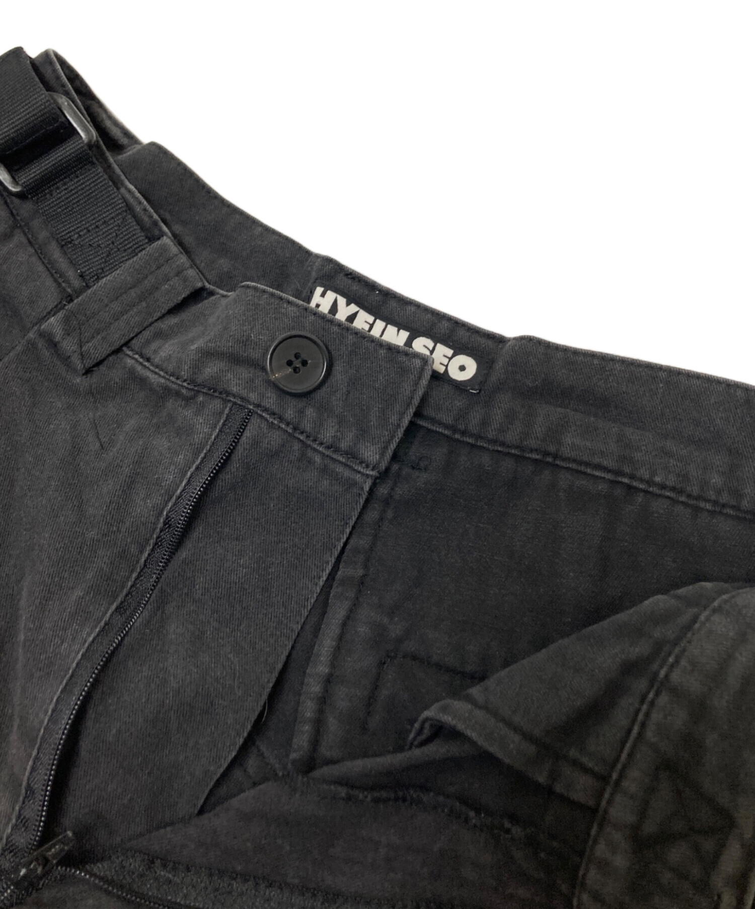 中古・古着通販】HYEIN SEO (ヘインソ) カーゴパンツ ブラック サイズ
