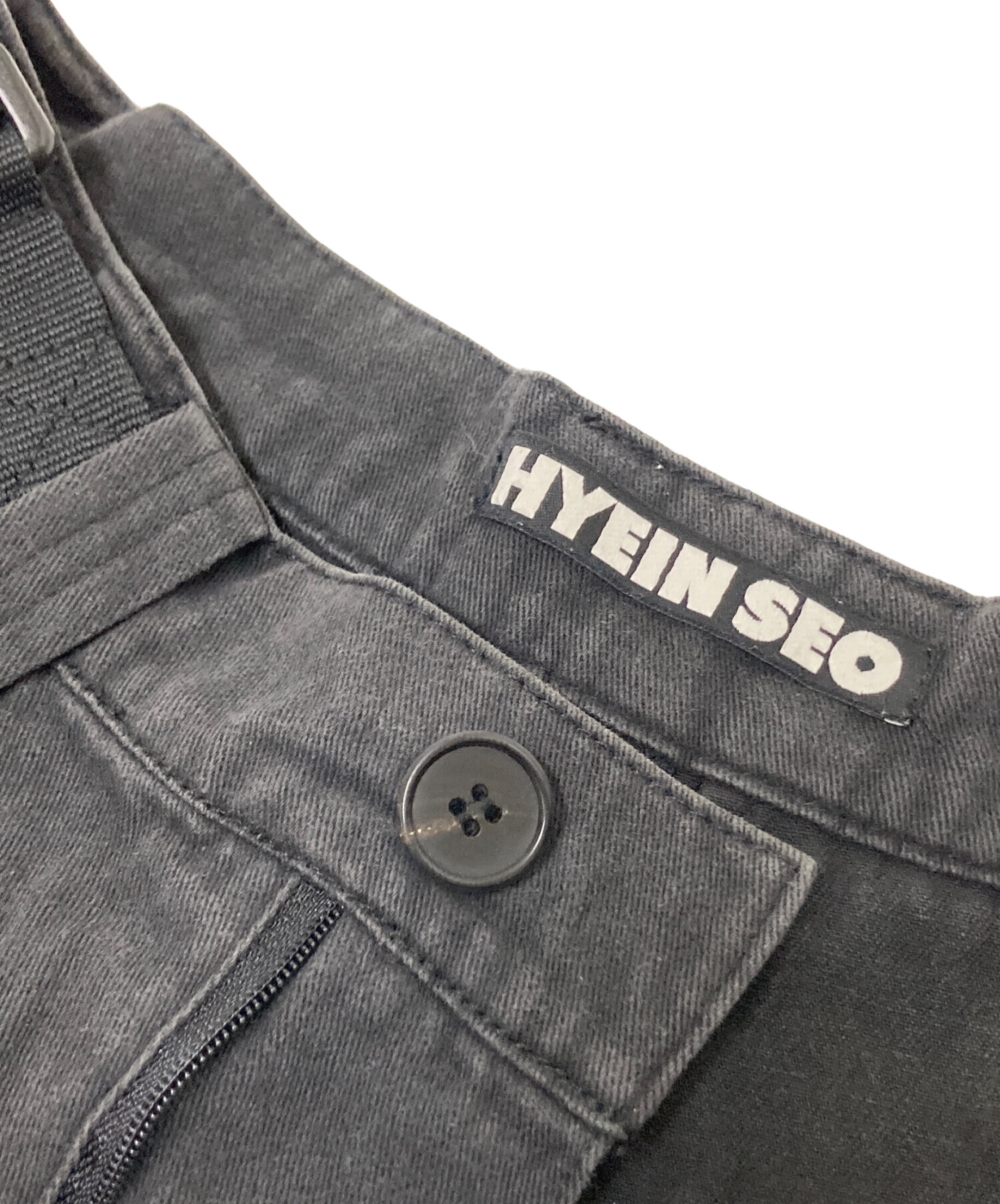 中古・古着通販】HYEIN SEO (ヘインソ) カーゴパンツ ブラック サイズ