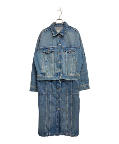 値下げ‼️ZARA ザラ　メゾンスペシャル　デニムワンピース　デニムコート 中古・古着通販】ZARA (ザラ) MAISON SPECIAL (メゾンスペシャル