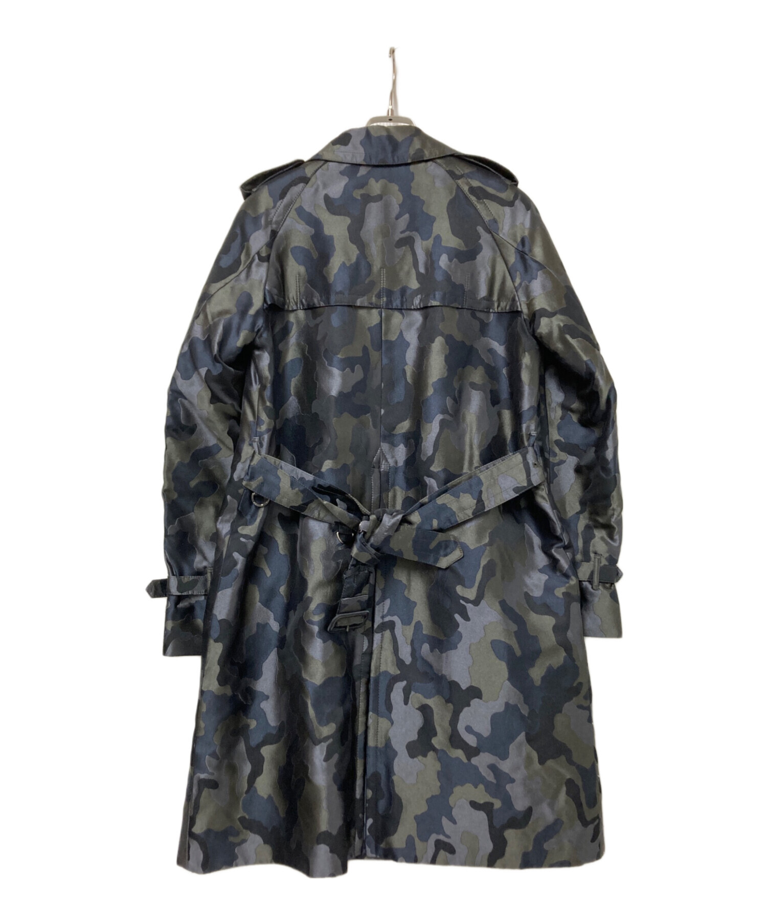 Aquascutum　迷彩柄 トレンチコート テント生地size38 Aquascutum 迷彩柄 トレンチコート テント生地size38 - メルカリ