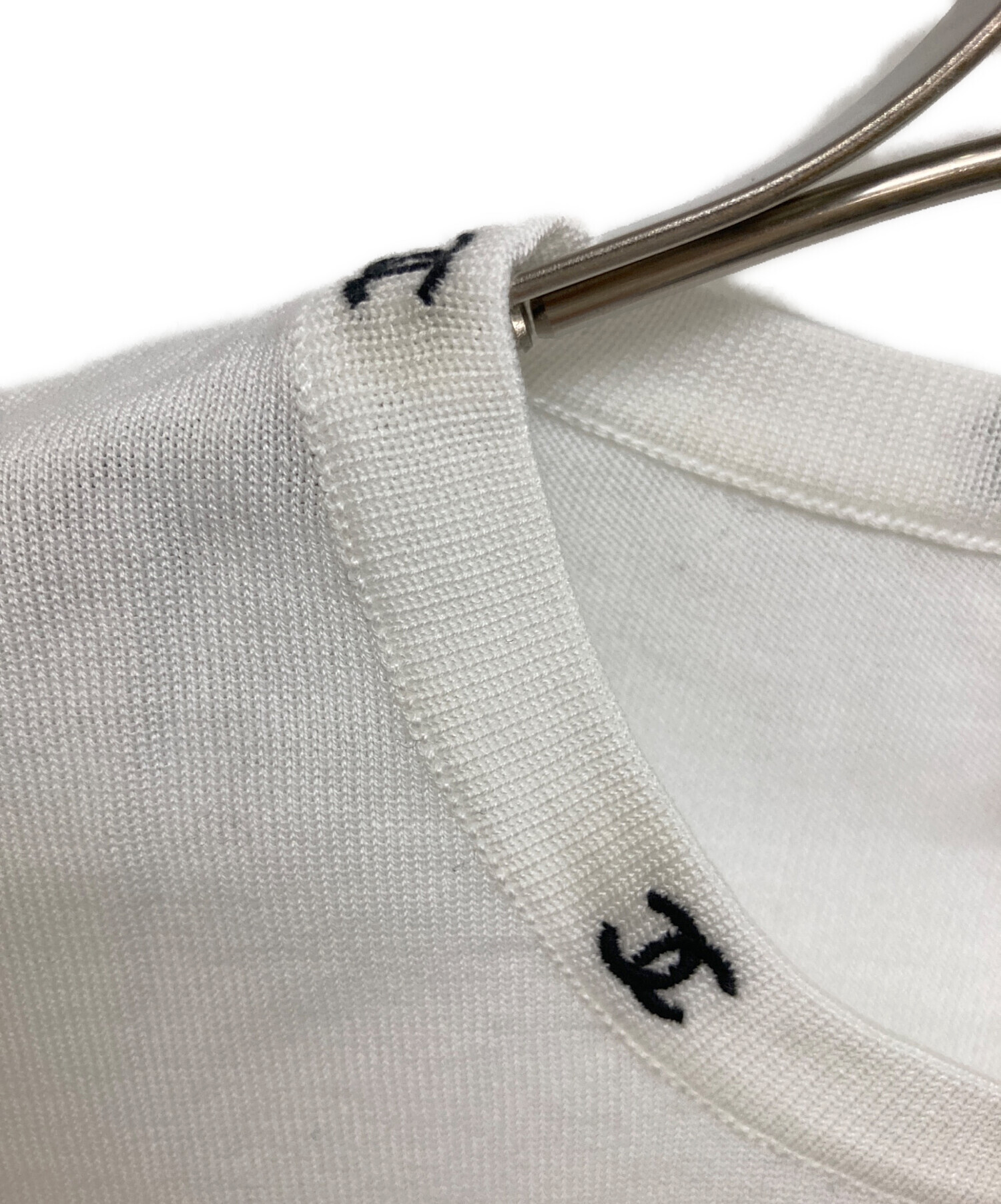中古・古着通販】CHANEL (シャネル) ココマークノースリーブカットソー