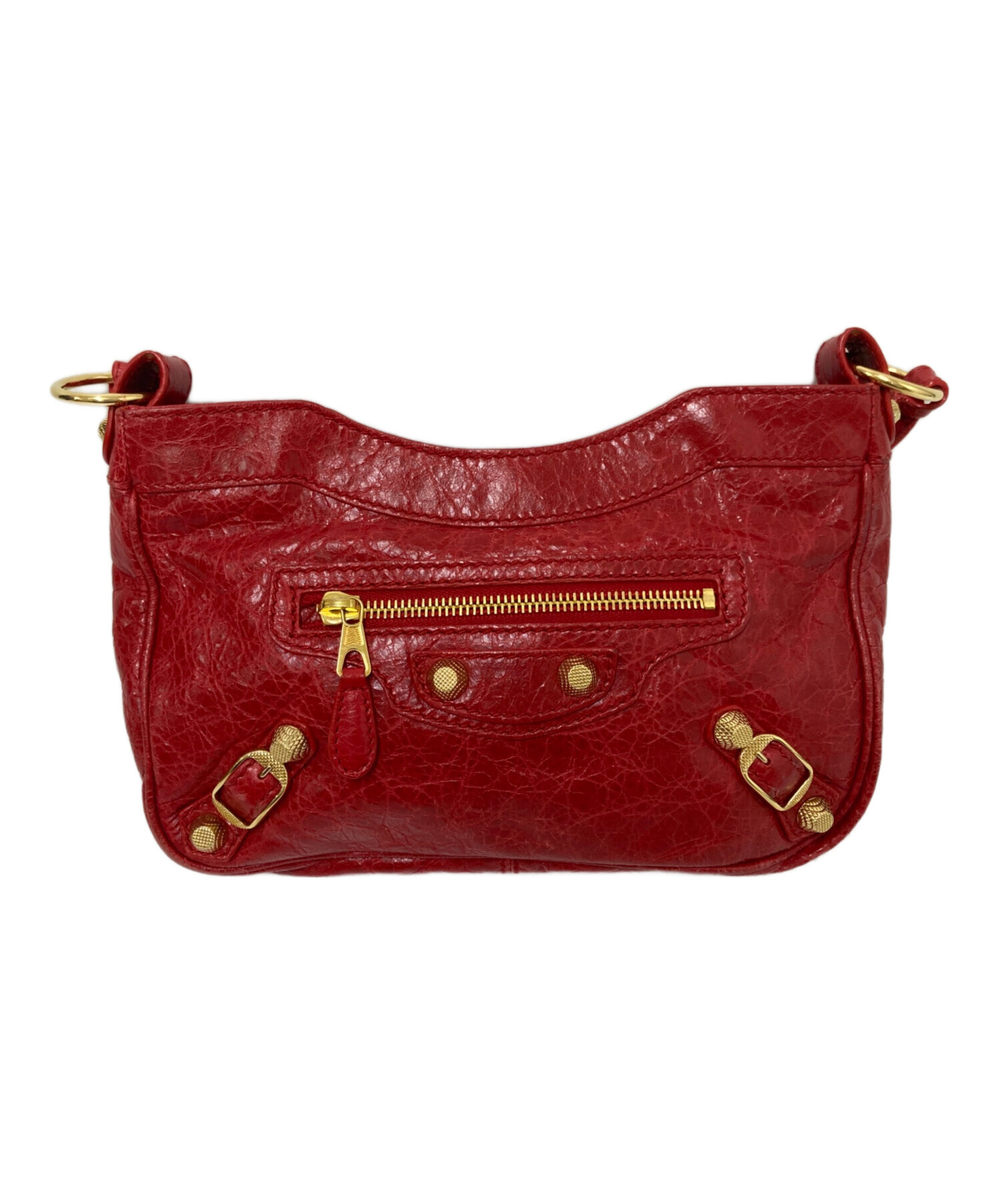 バレンシアガ ショルダー 人気 赤 バレンシアガ チェーンショルダー