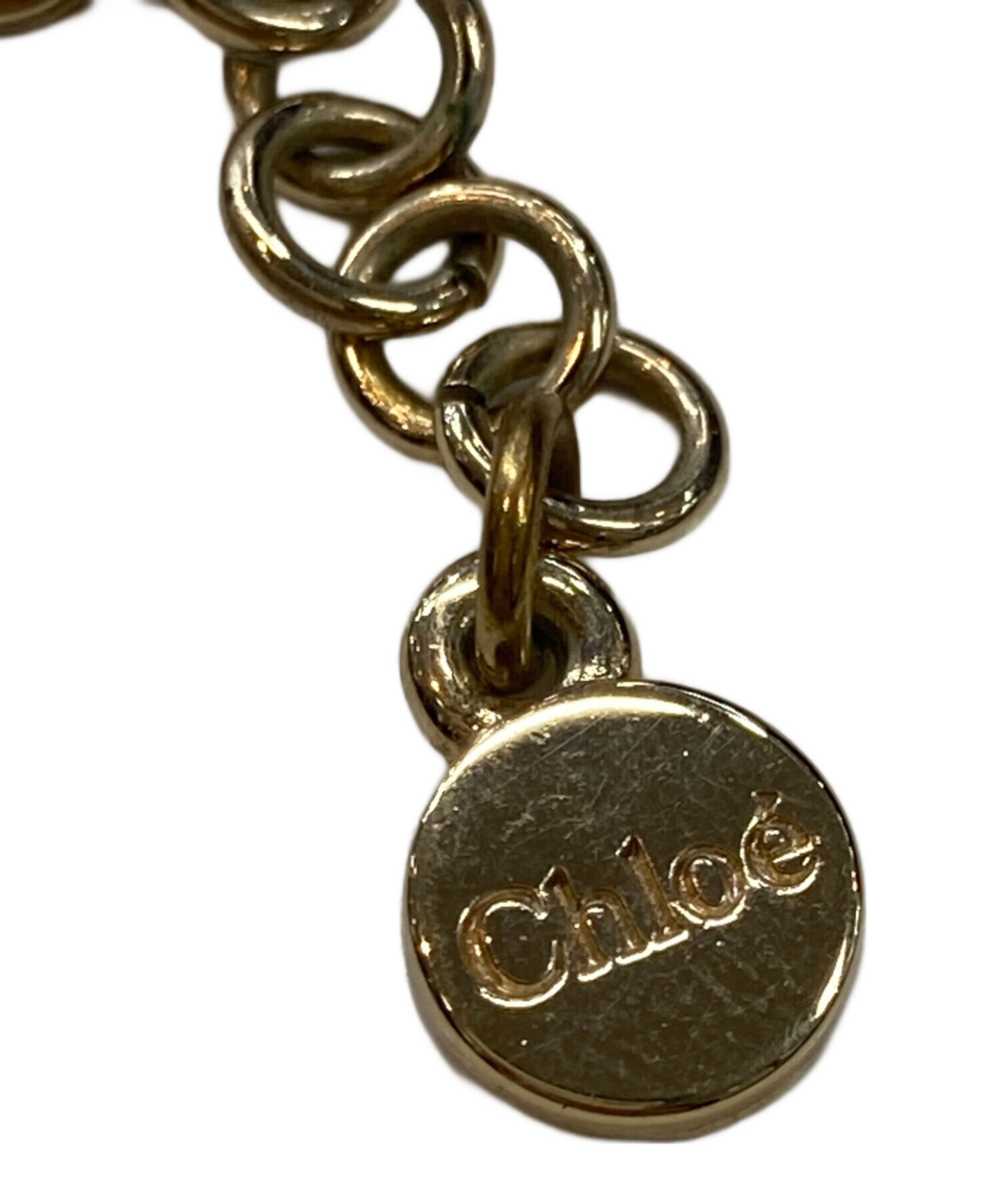 中古・古着通販】Chloe (クロエ) バードチャームネックレス ゴールド