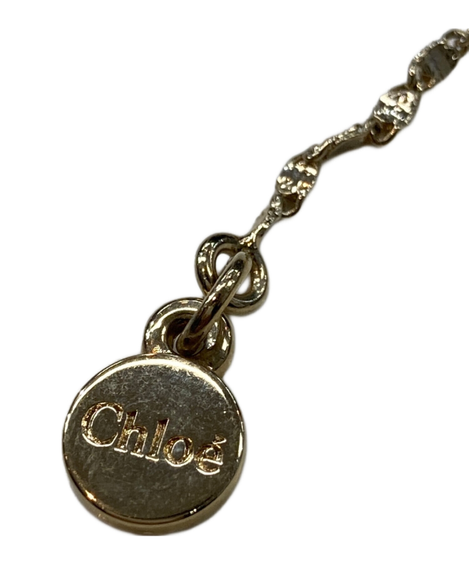 中古・古着通販】Chloe (クロエ) バードチャームネックレス ゴールド