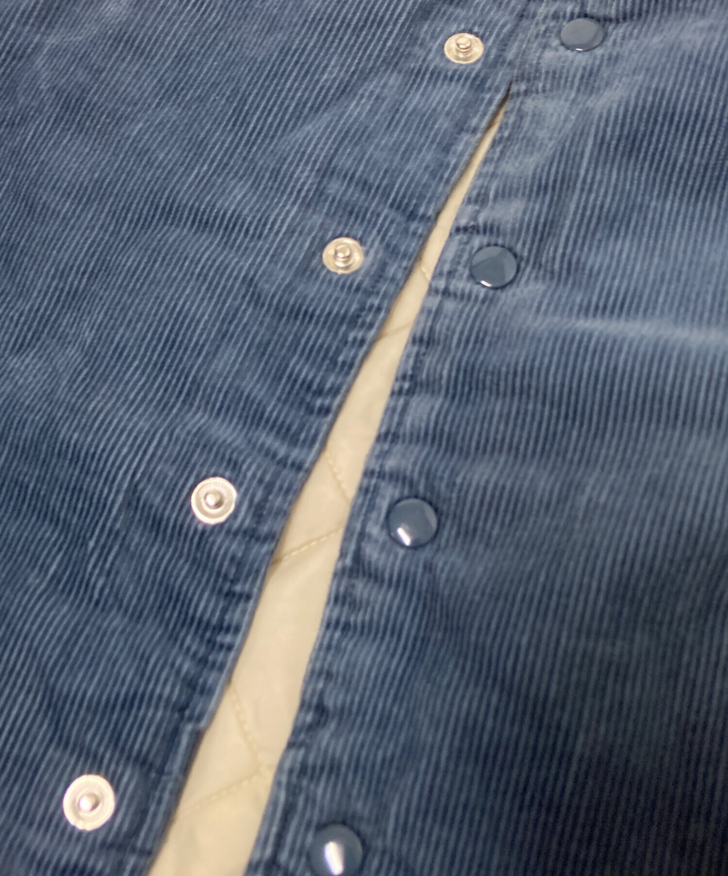 中古・古着通販】adidas (アディダス) コーデュロイジャケット ブルー