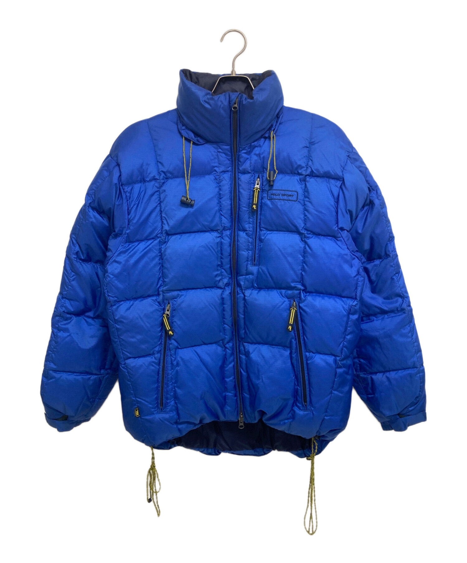 POLO SPORT / ダウンジャケット/XL/ナイロン/BLU/無地 中古・古着通販】POLO SPORT (ポロスポーツ) ナイロンダウンジャケット