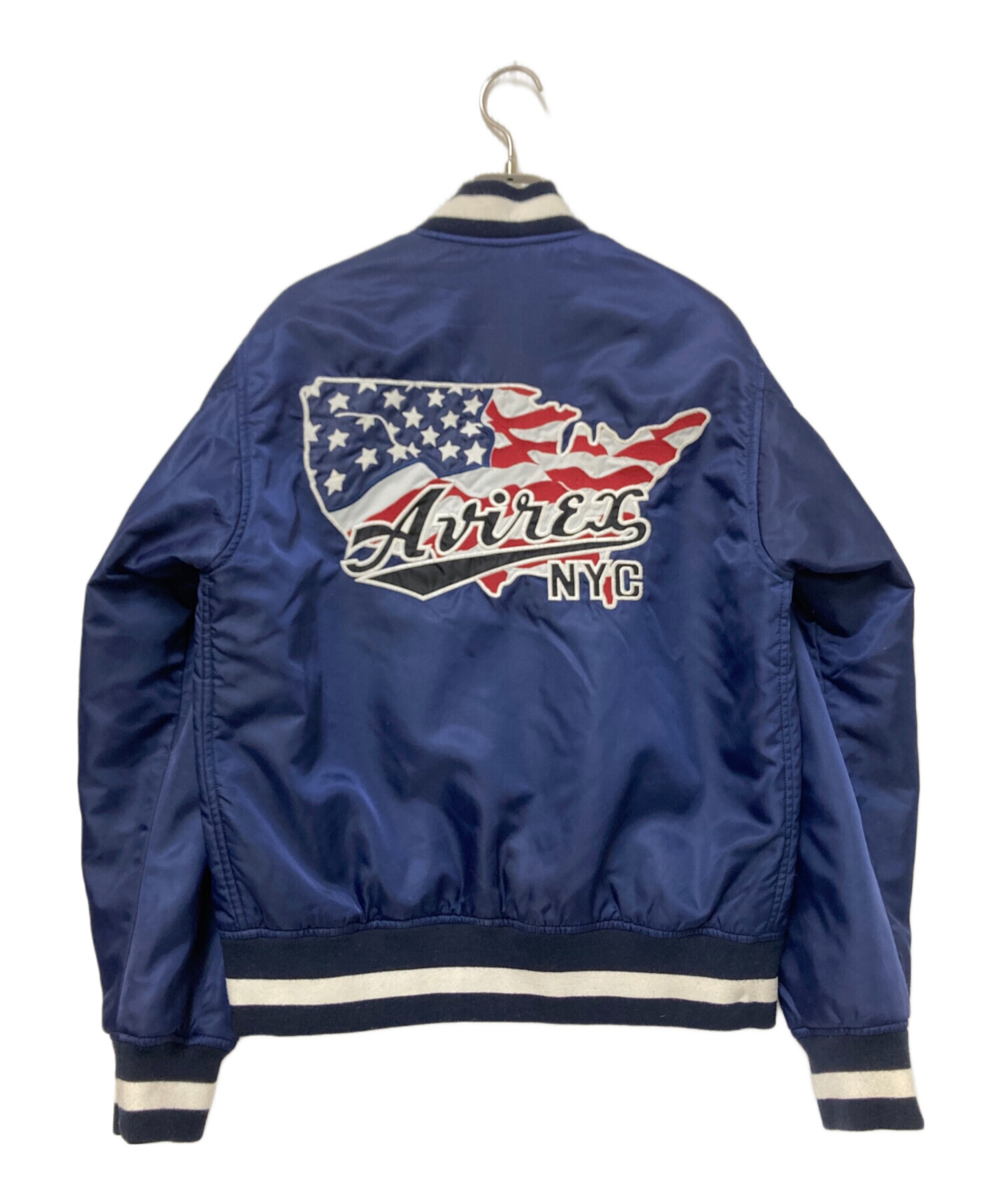 中古・古着通販】AVIREX (アヴィレックス) スタジャン ネイビー サイズ