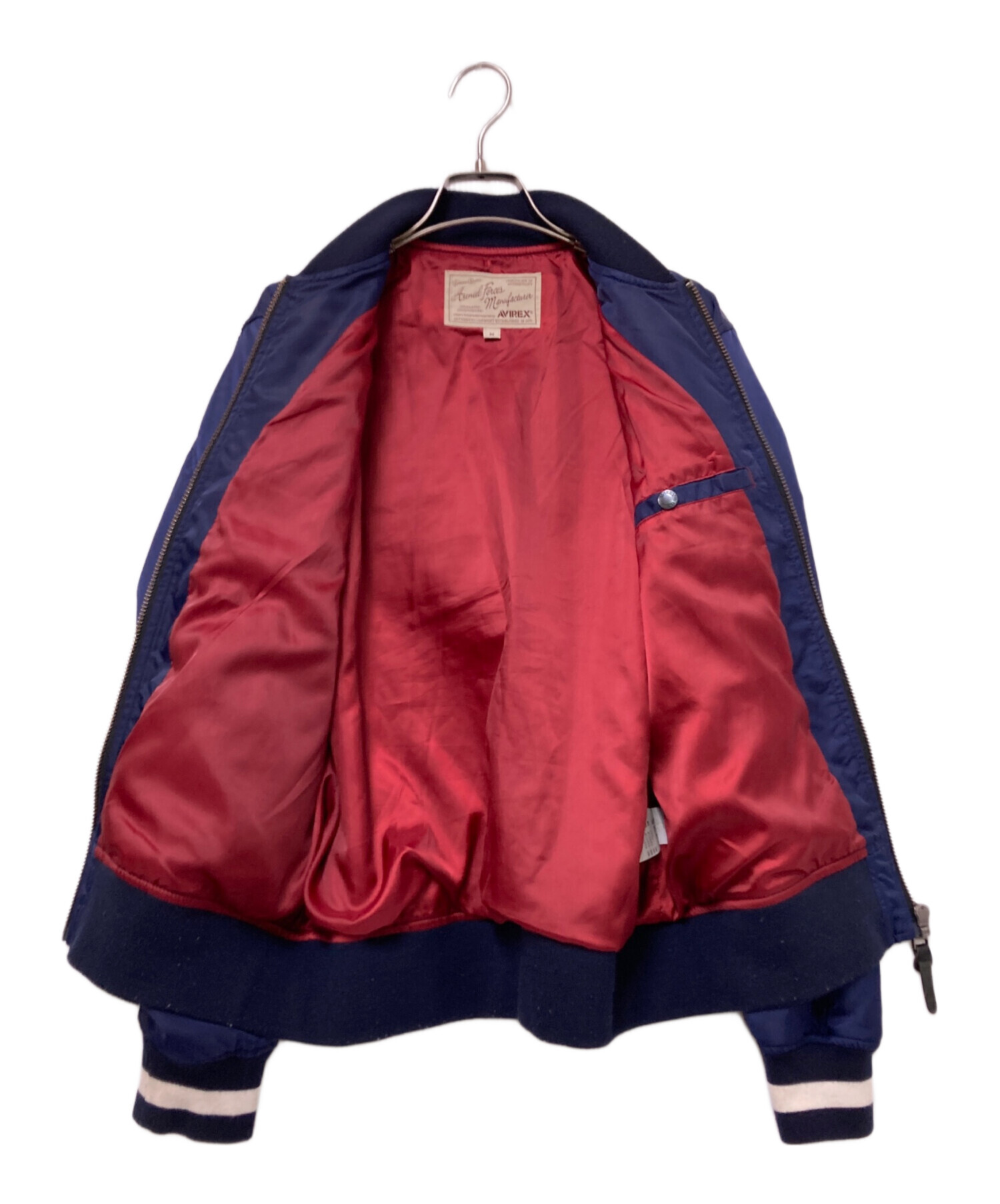 中古・古着通販】AVIREX (アヴィレックス) スタジャン ネイビー サイズ