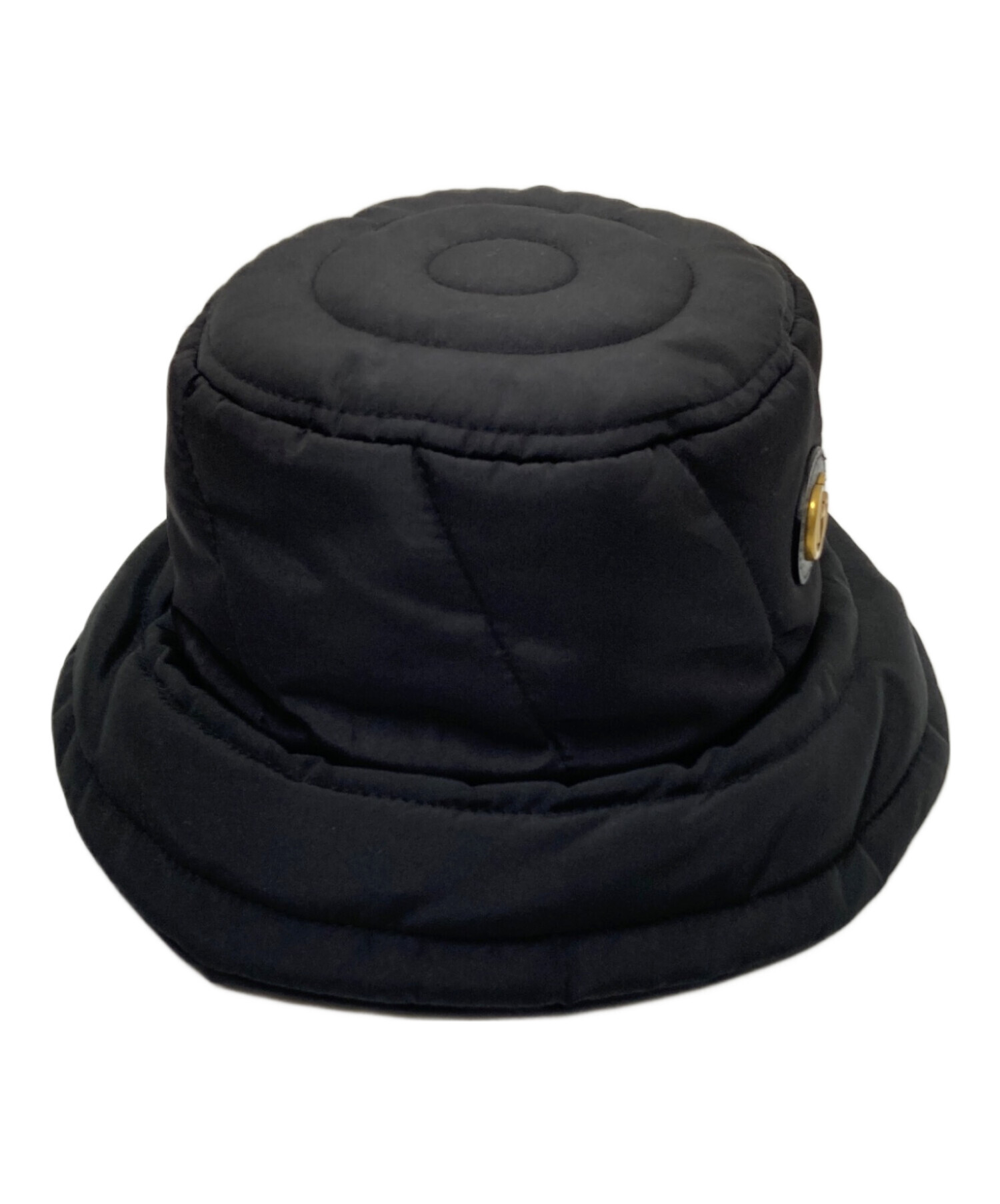GUCCI バケットハット ブラック GGロゴ M(58センチ) ☆GUCCI