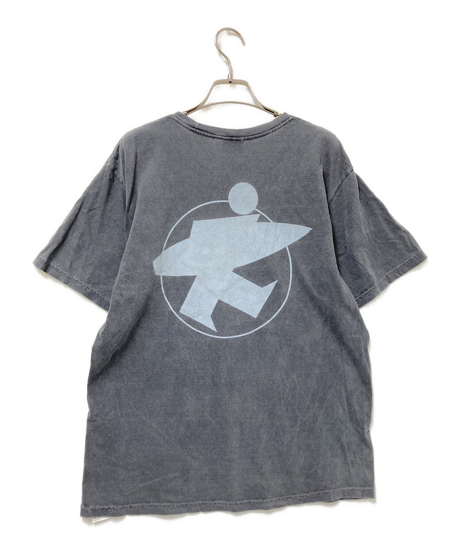 中古・古着通販】stussy (ステューシー) ロゴプリントTシャツ グレー
