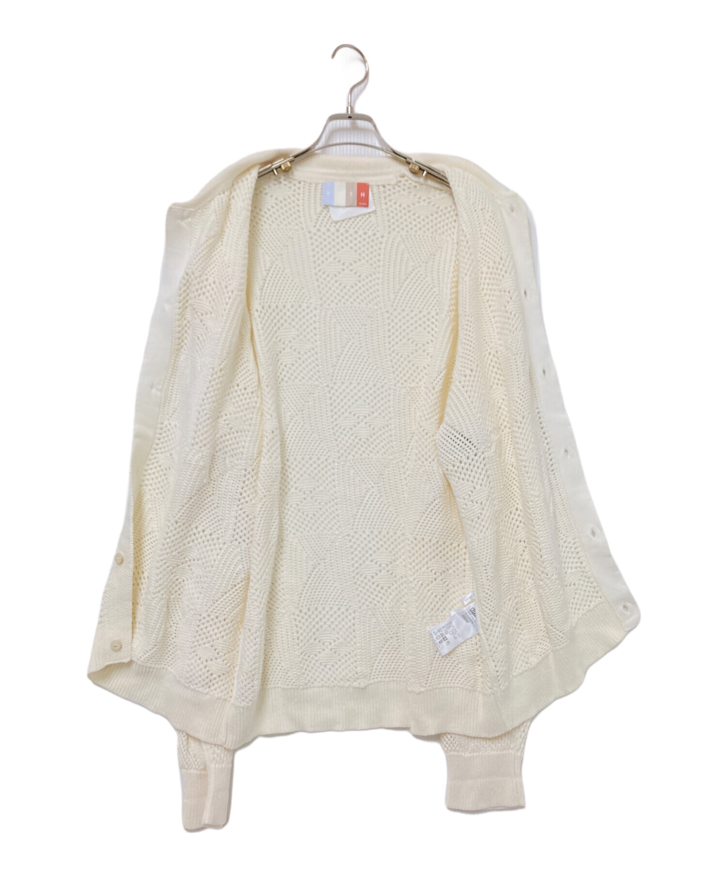 中古・古着通販】KITH (キス) ニットシャツ ホワイト サイズ:XL