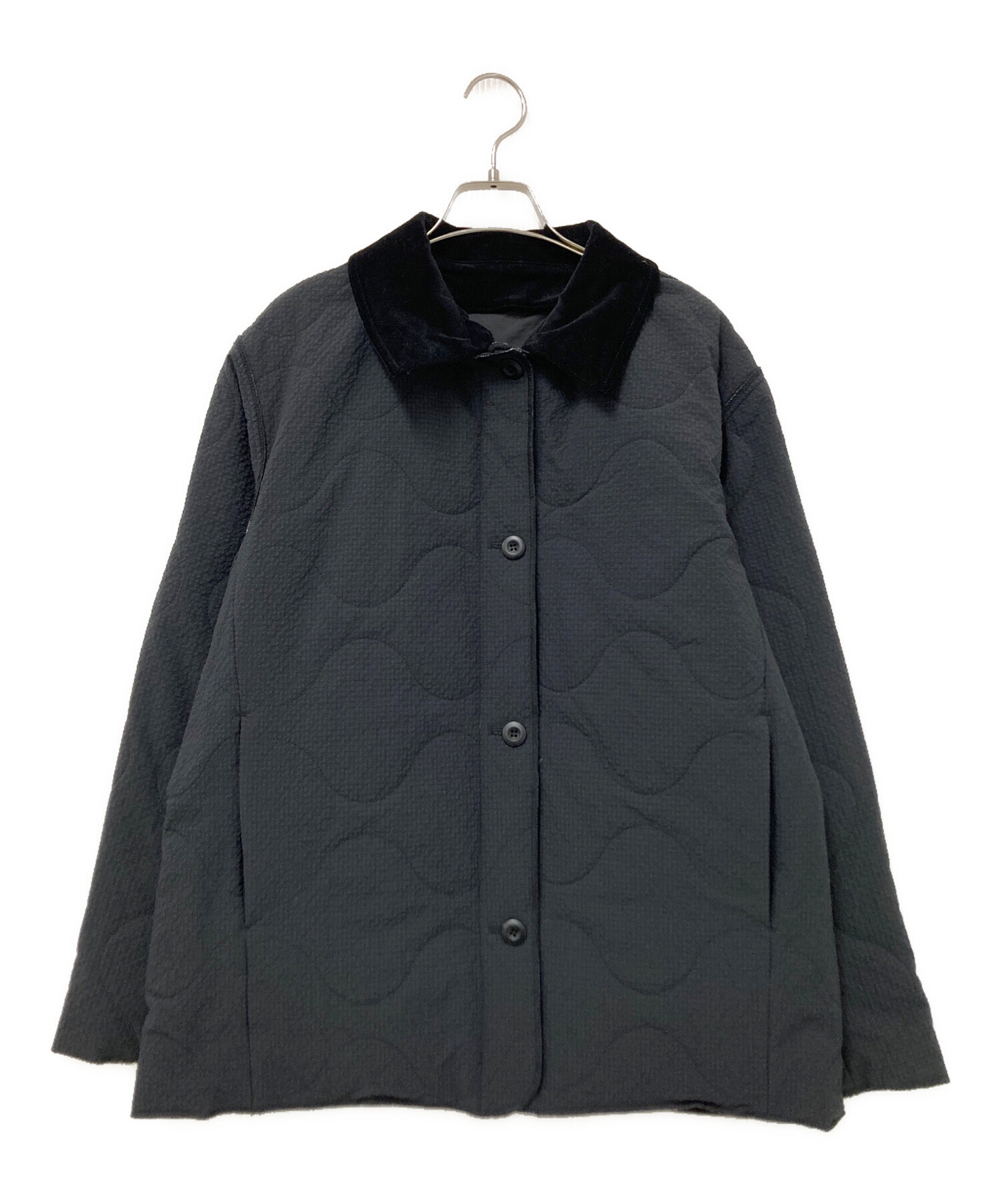 中古・古着通販】OHOTORO (オオトロ) triple quilting jacket ブラック