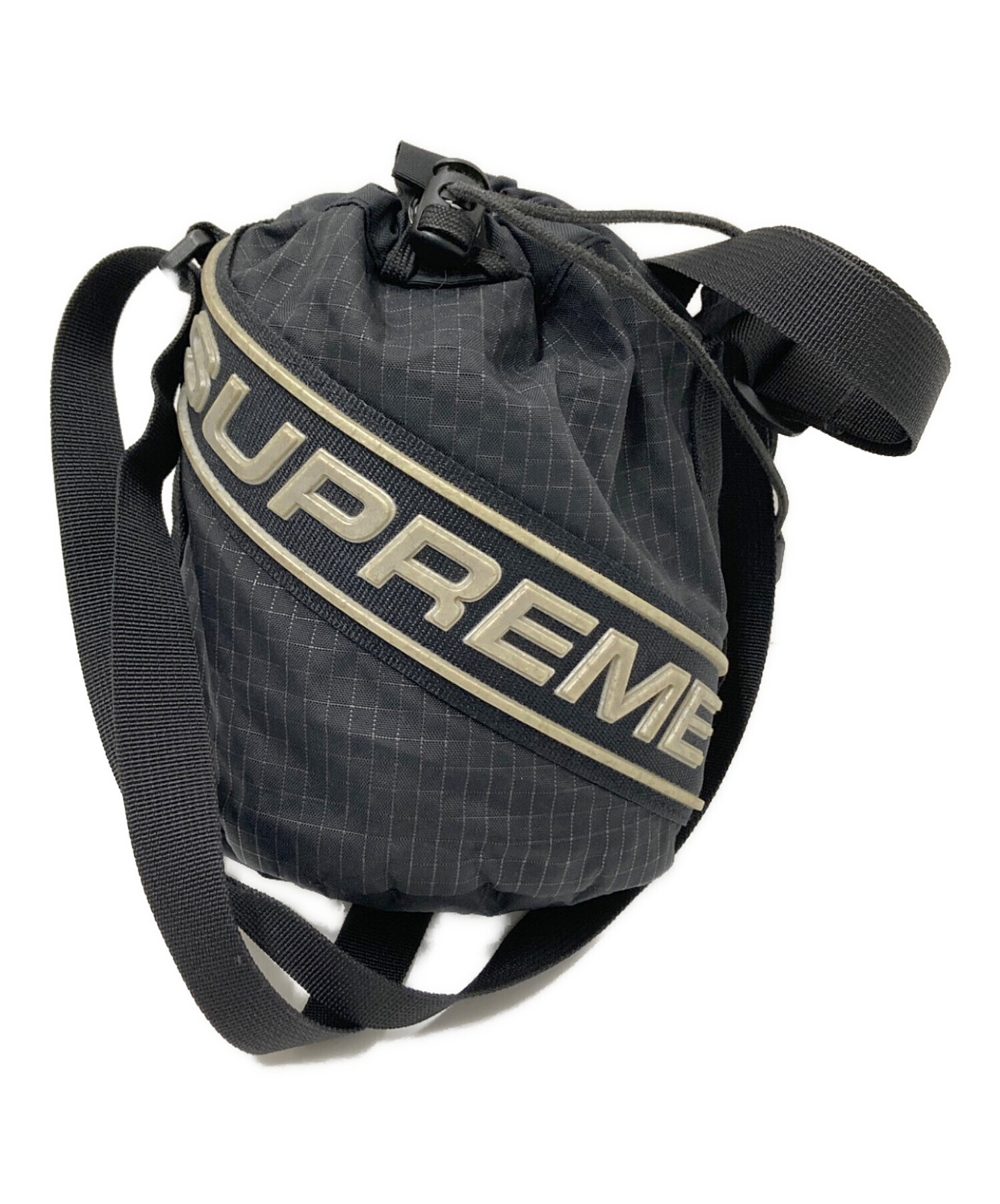 中古・古着通販】SUPREME (シュプリーム) small cinch pouch ブラック