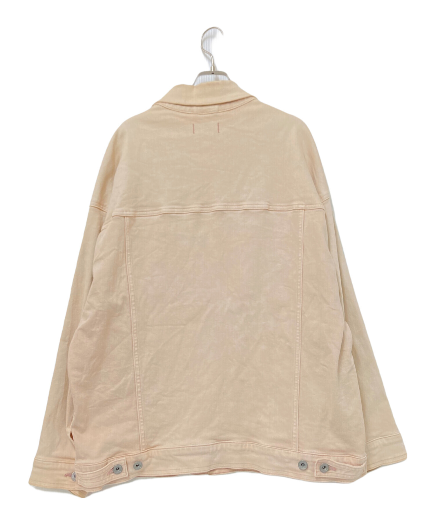 中古・古着通販】YANUK (ヤヌーク) デニムジャケット ピンクベージュ