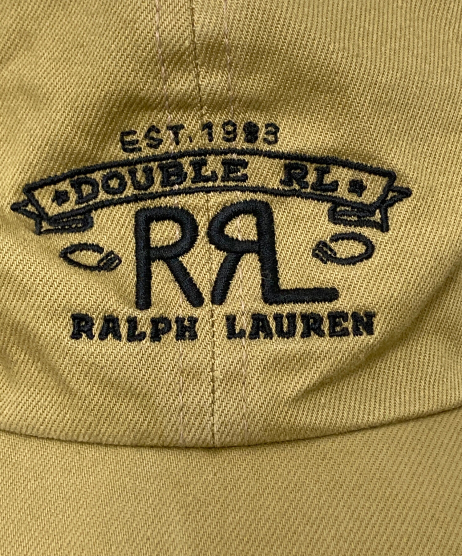 中古・古着通販】RRL (ダブルアールエル) ロゴツイルボールキャップ