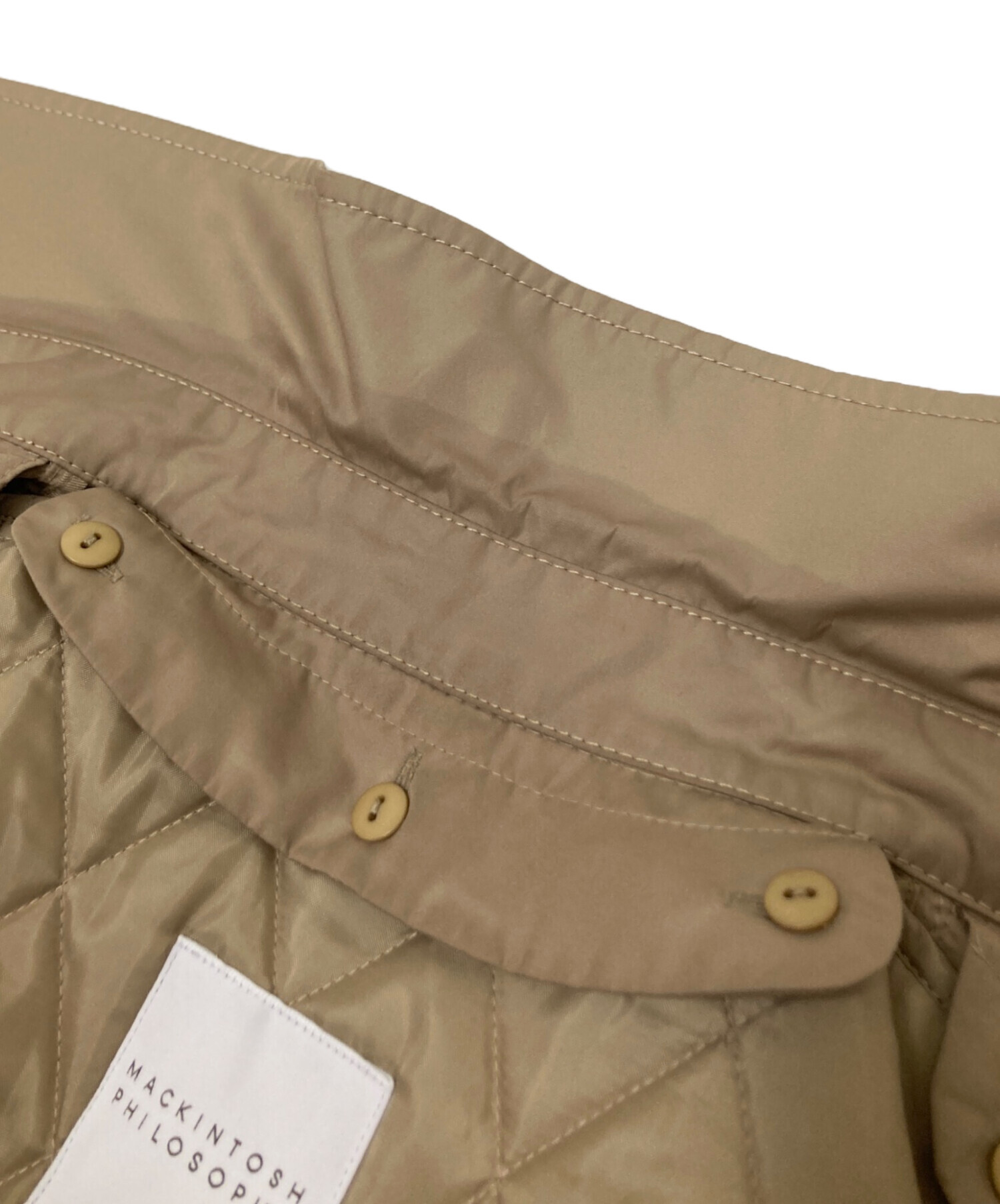 未使用級✨マッキントッシュ トレンチコート ライナー サイズ36 ハニーベージュ 未使用級✨マッキントッシュ トレンチコート ライナー サイズ36 ハニー