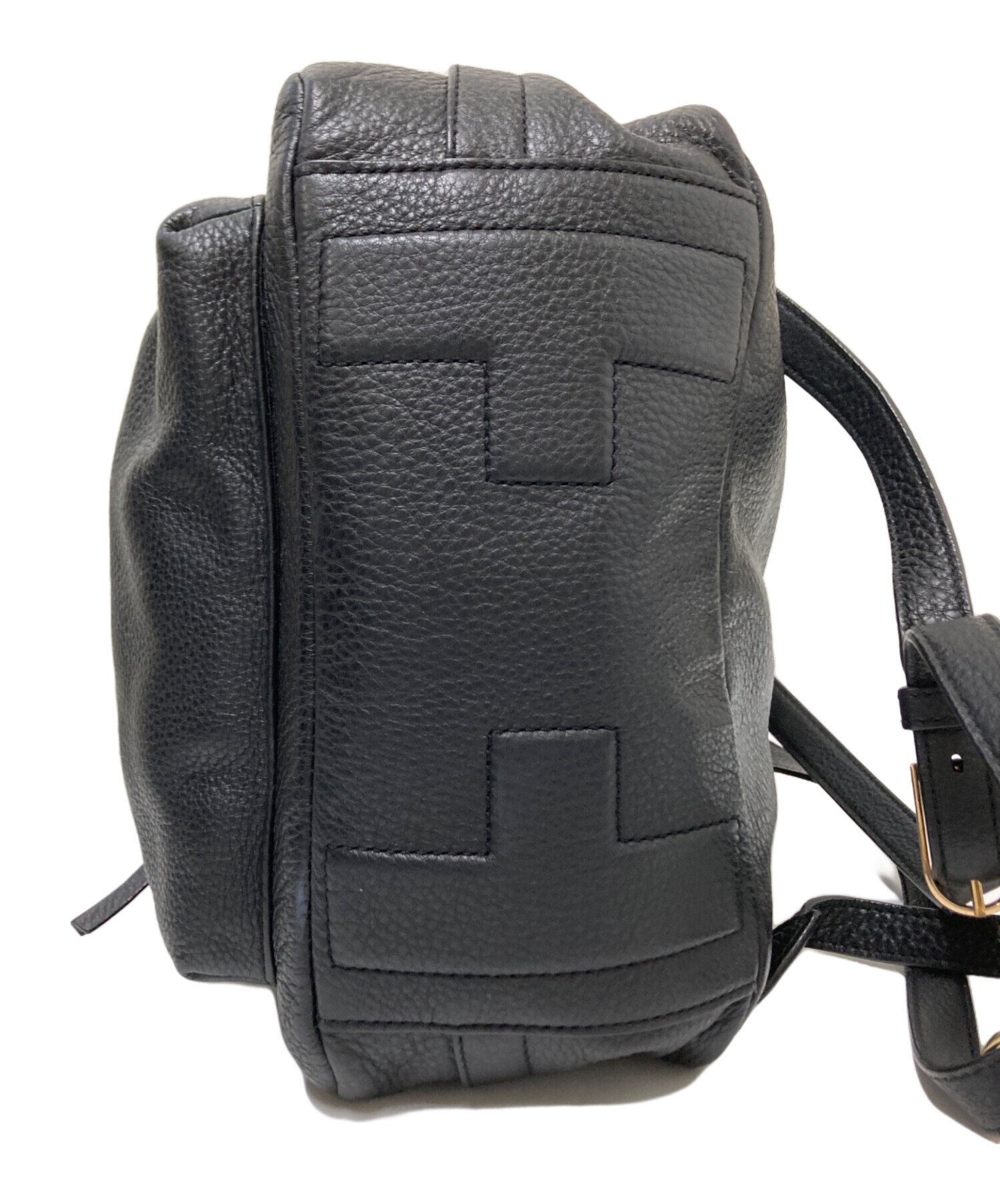 中古・古着通販】TORY BURCH (トリーバーチ) レザーリュック ブラック