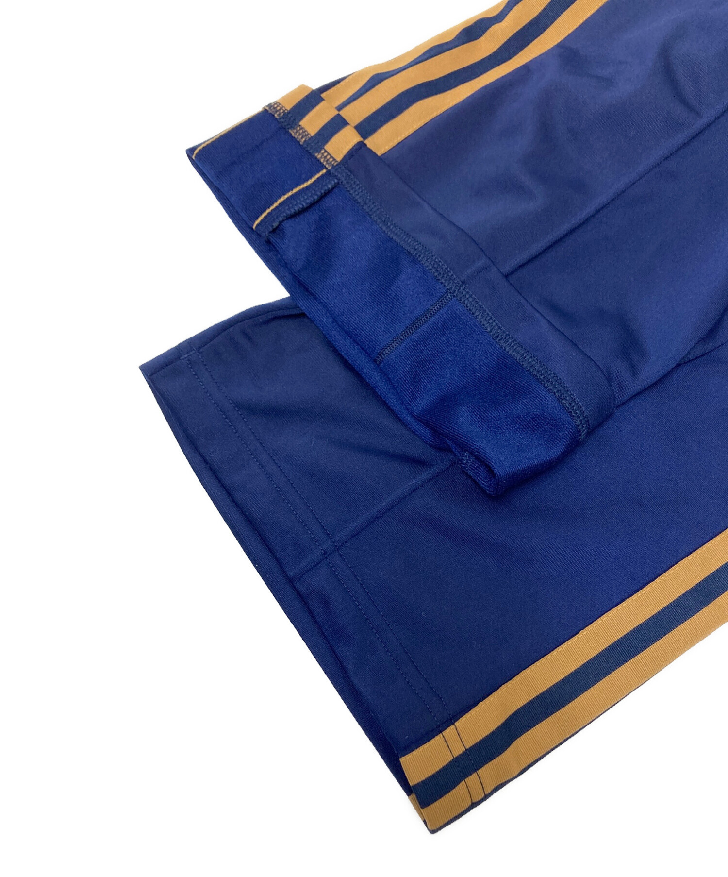 adidas アディダス トラックパンツ トレフォイルロゴ ネイビー×イエロー adidas アディダス トラックパンツ トレフォイルロゴ ネイビー×イエロー