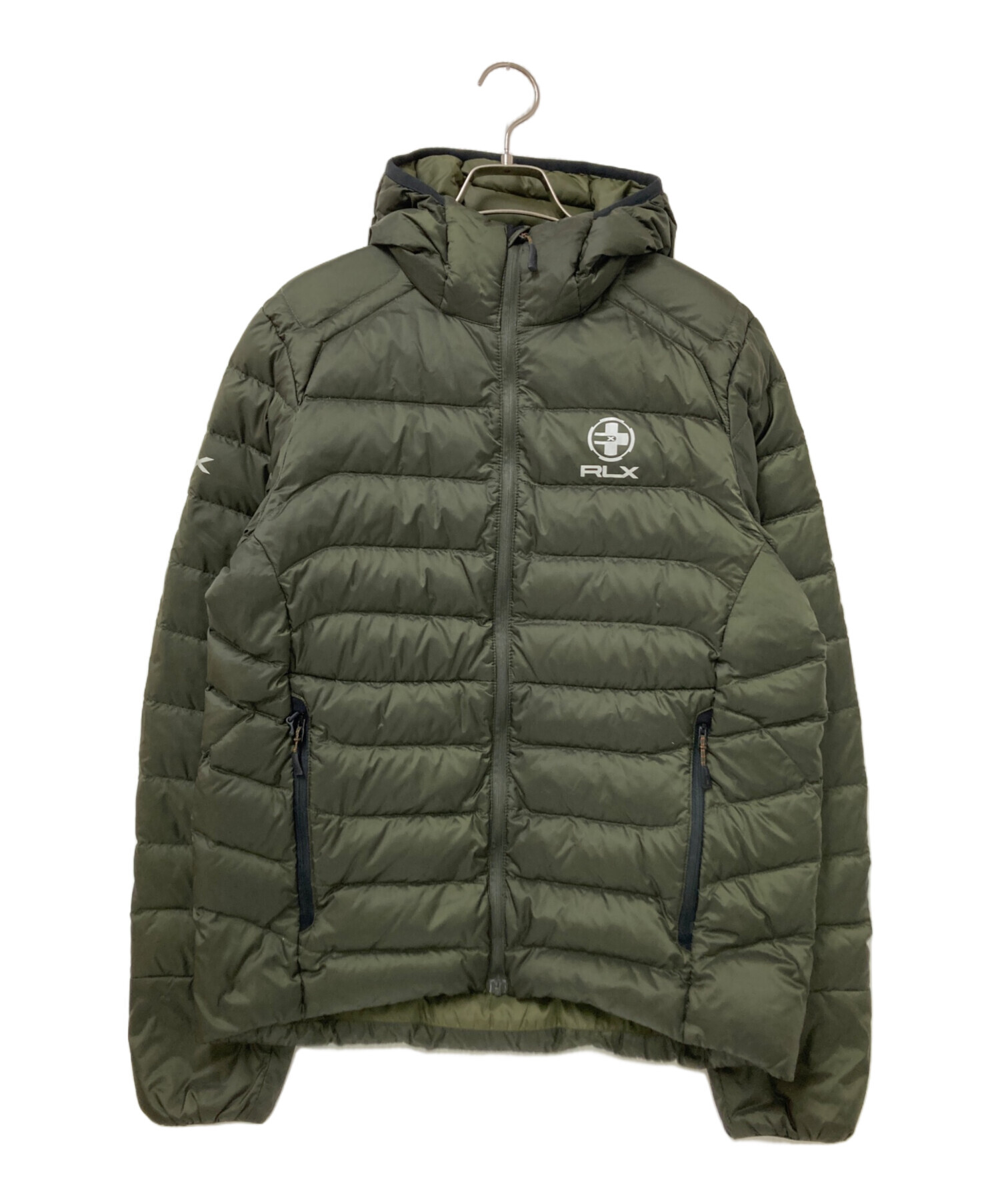 RLX RALPH LAUREN ダウンジャケット カーキ 730 中古・古着通販】RLX RALPH LAUREN (アールエルエックスラルフローレン