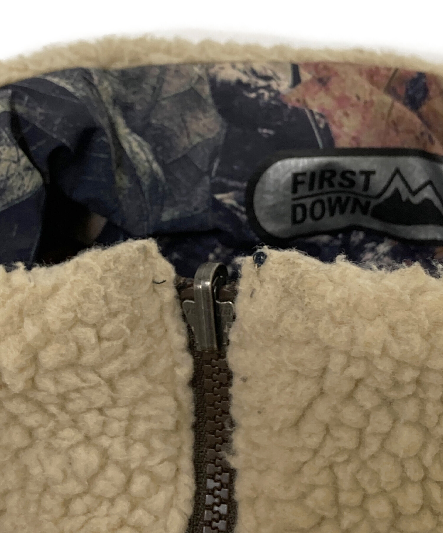 中古・古着通販】FIRST DOWN (ファーストダウン) リバーシブルボア 