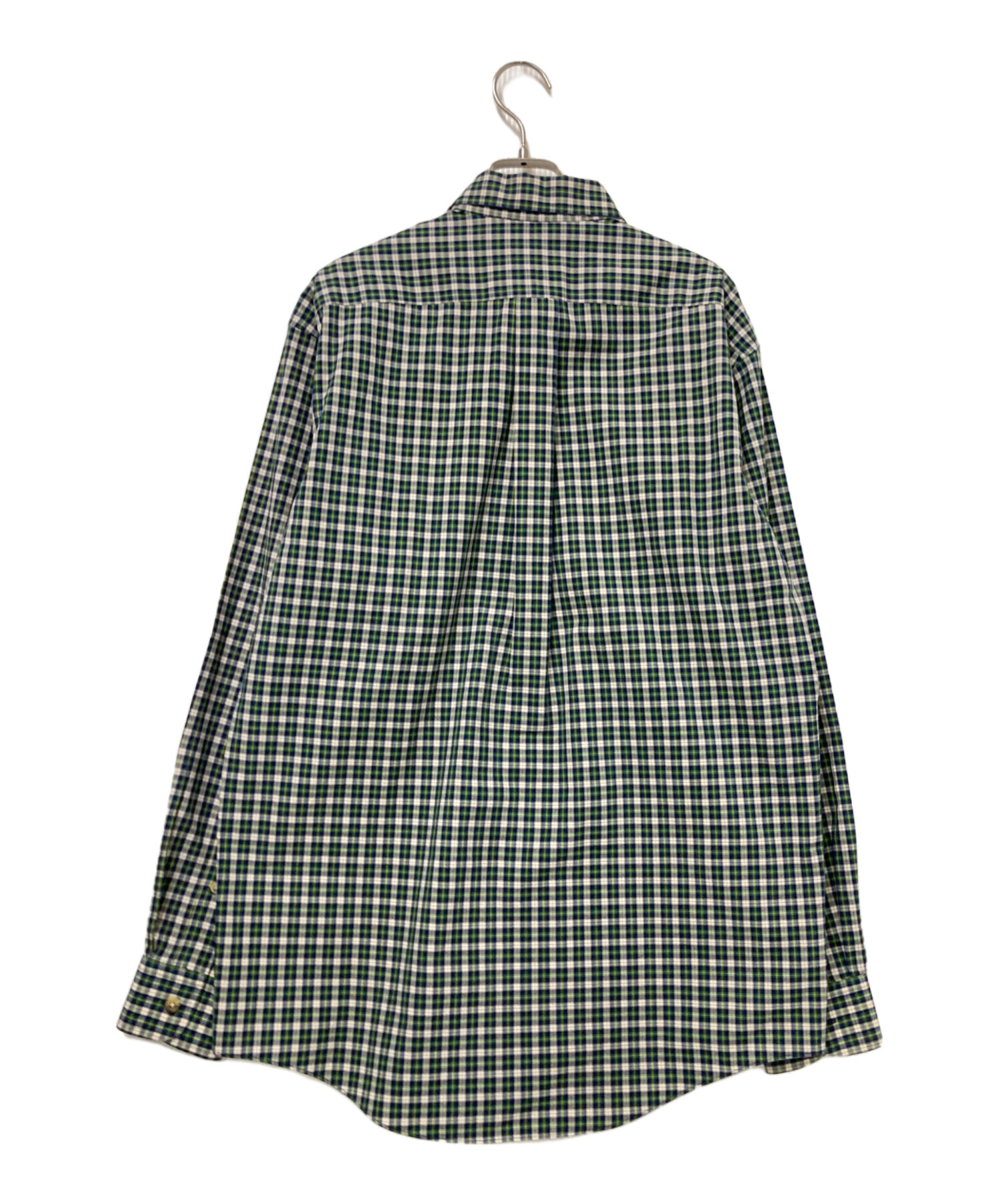 中古・古着通販】L.L.Bean (エルエルビーン) チェックシャツ グリーン 