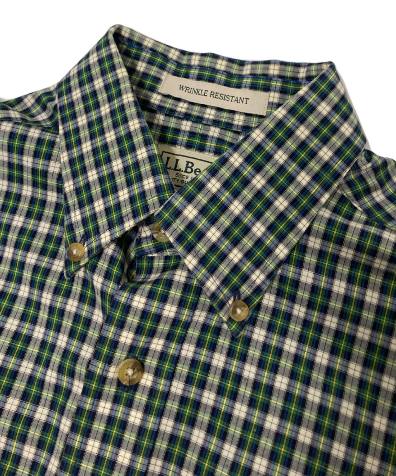 中古・古着通販】L.L.Bean (エルエルビーン) チェックシャツ グリーン 