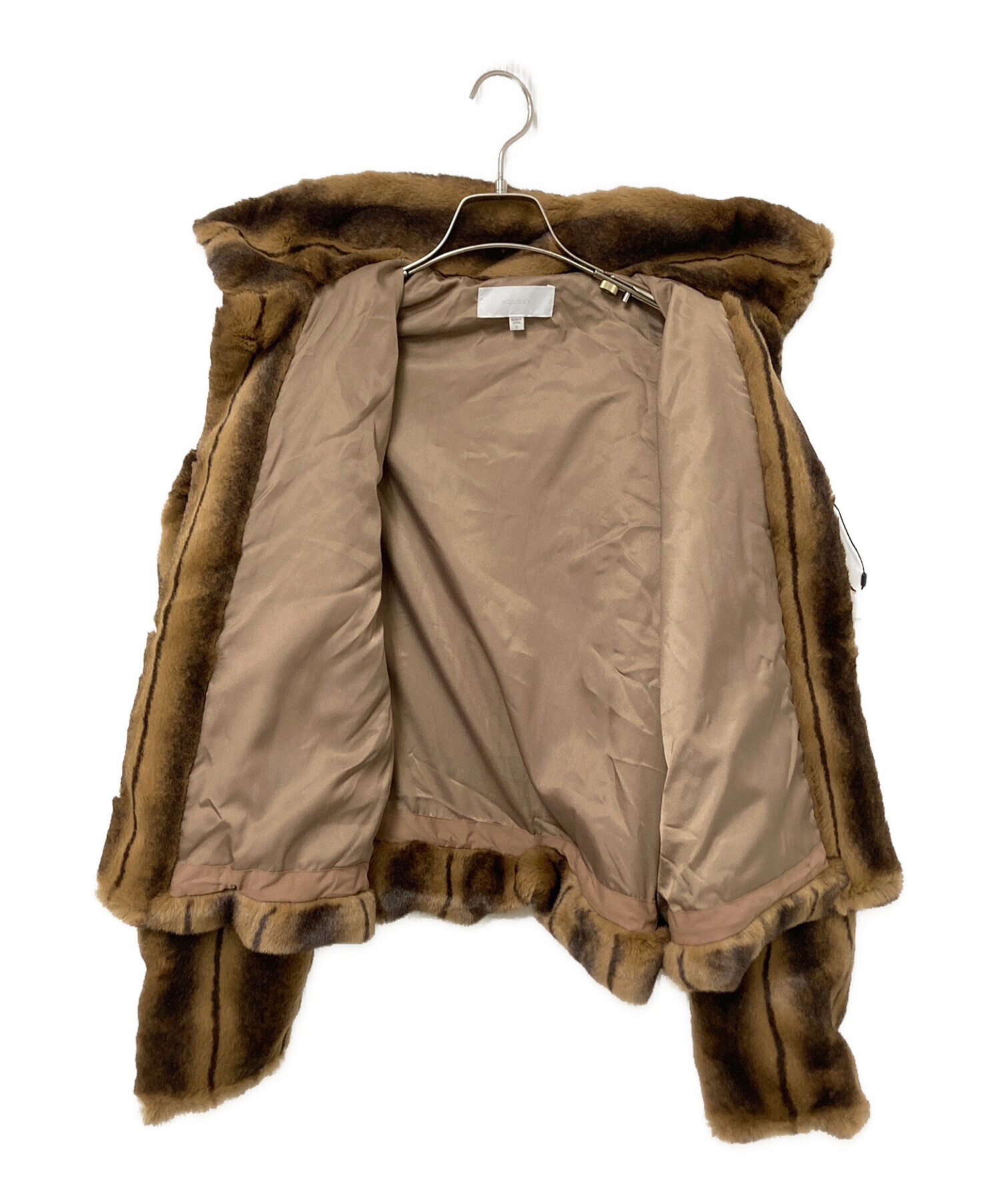 中古・古着通販】moussy (マウジー) FAUX FUR スタンドカラー