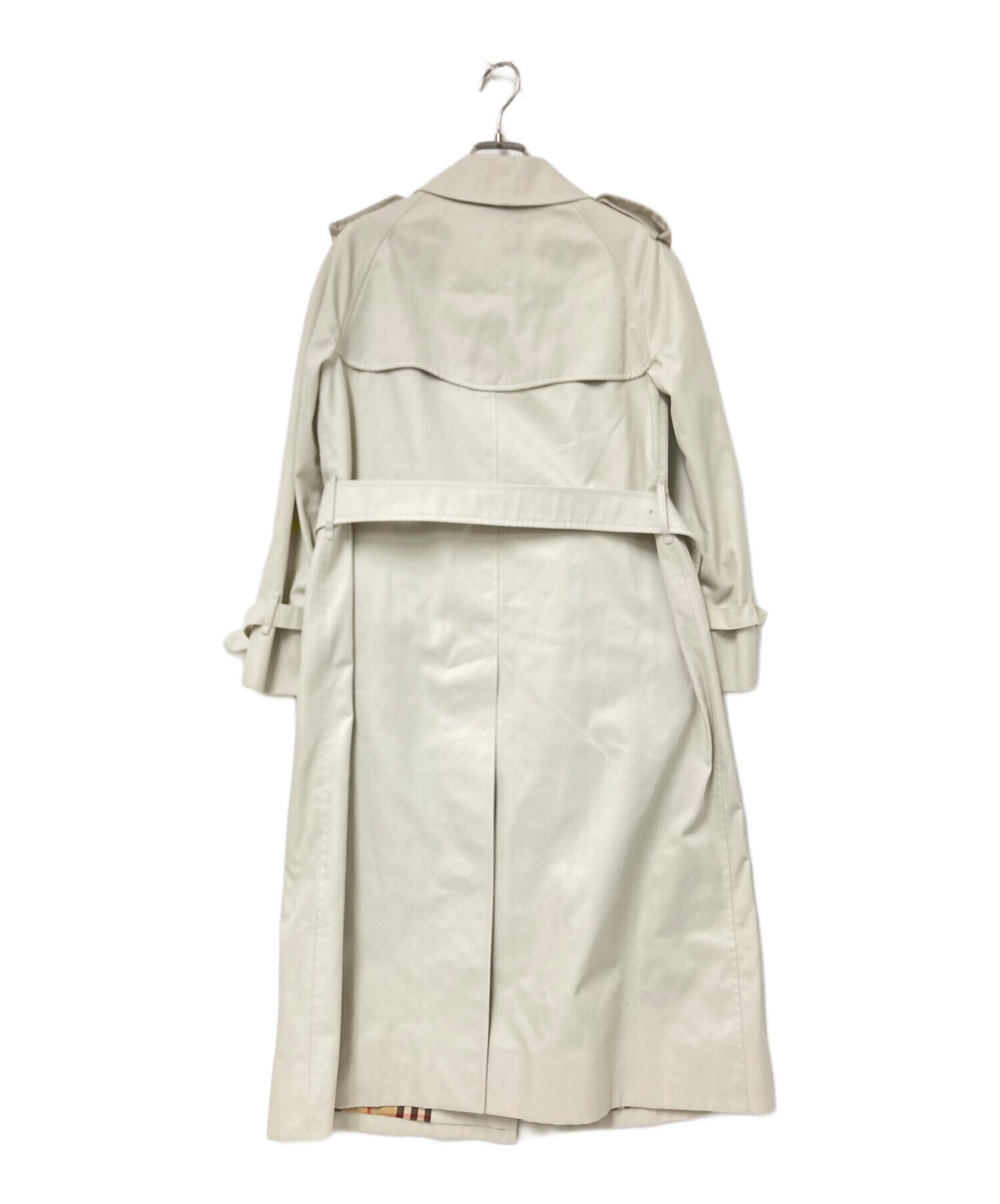 ◆Burberrys トレンチコート ベージュ系 裏地チェック 中古・古着通販】Burberry's (バーバリーズ) 裏地ノヴァチェック