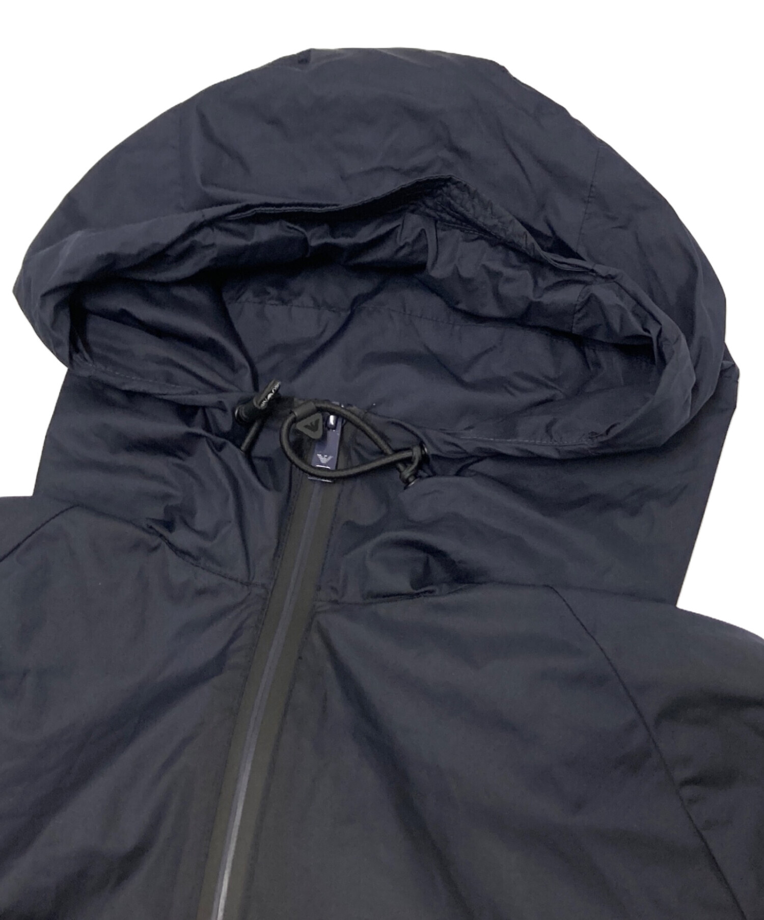 エンポリオアルマーニ　メンズ　アウターネイビー フード付きウィンドブレーカー エンポリオアルマーニ メンズ アウターネイビー フード付きウィンド