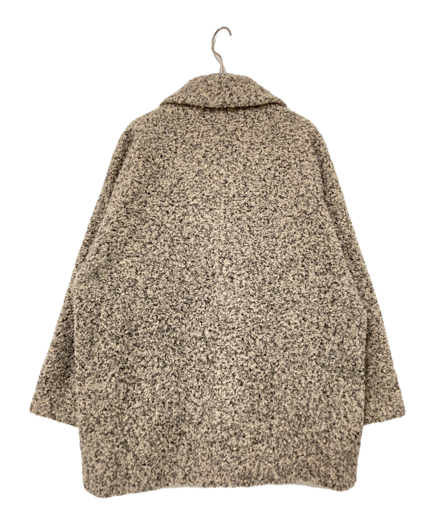 中古・古着通販】nairo (ナイロ) ブークレボリュームショートコート