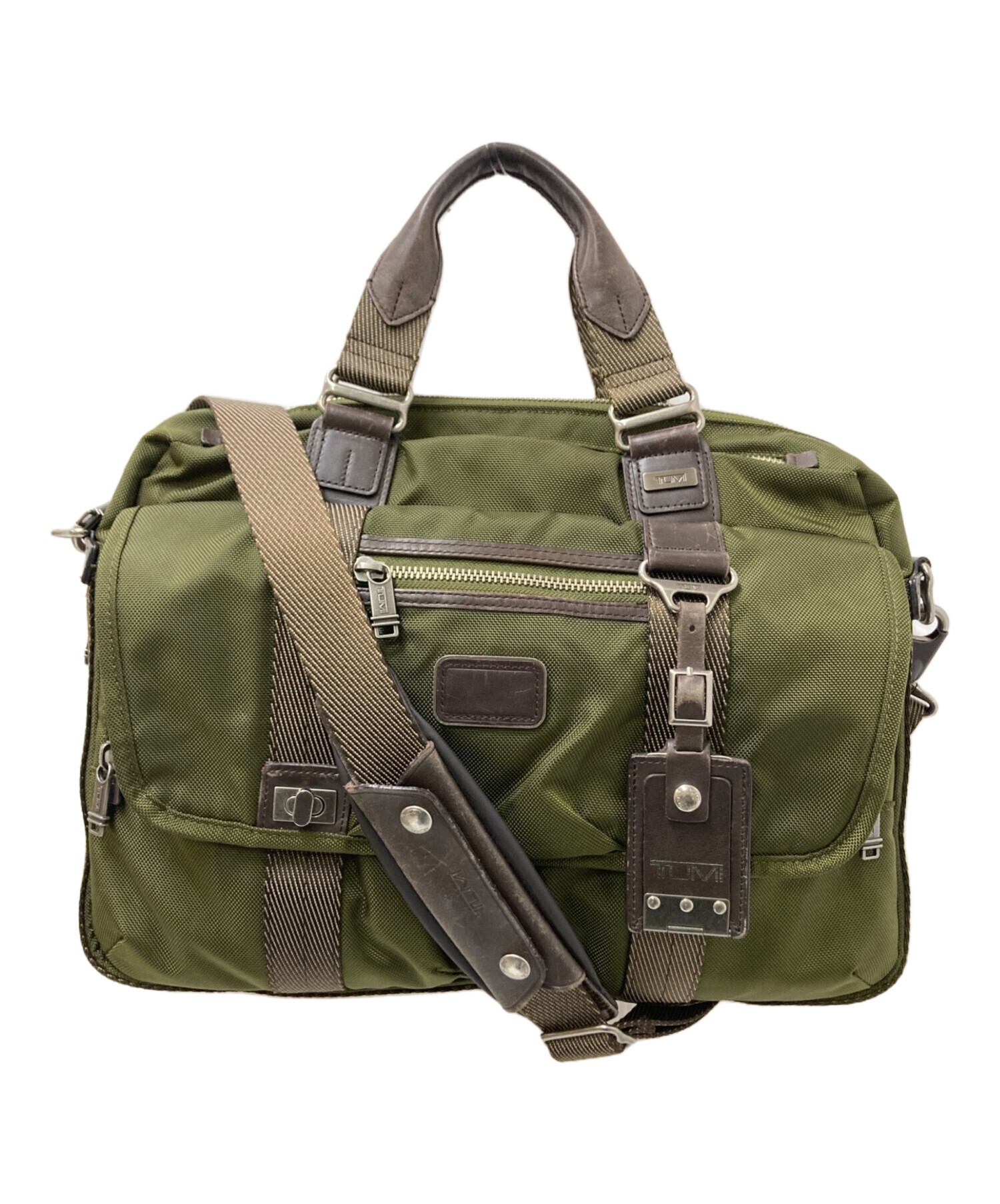 中古・古着通販】TUMI (トゥミ) ALPHA BRAVOビジネスバッグ オリーブ