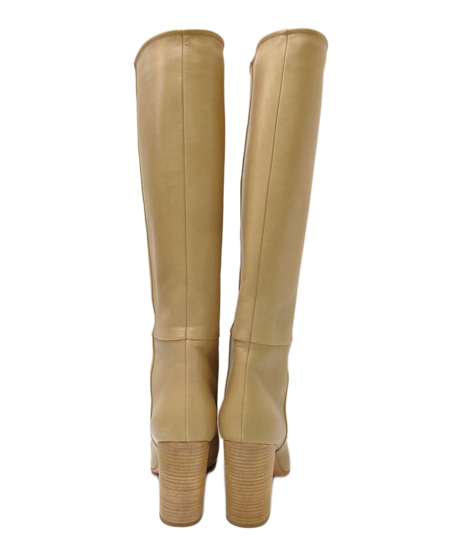 美品 PELLICO Chaos別注 ロングブーツ 38 ベージュ PELLICO（ペリーコ