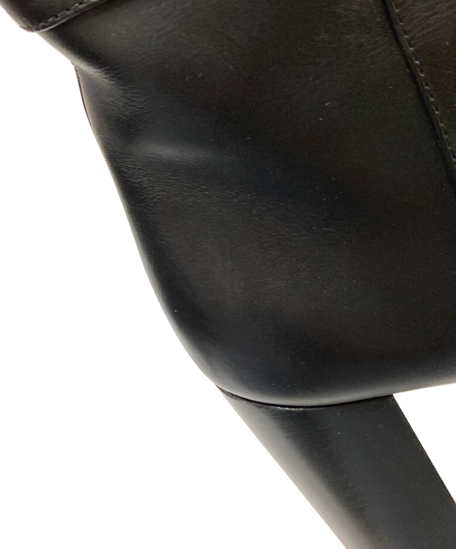 中古・古着通販】PELLICO (ペリーコ) レザーロングブーツ ブラック