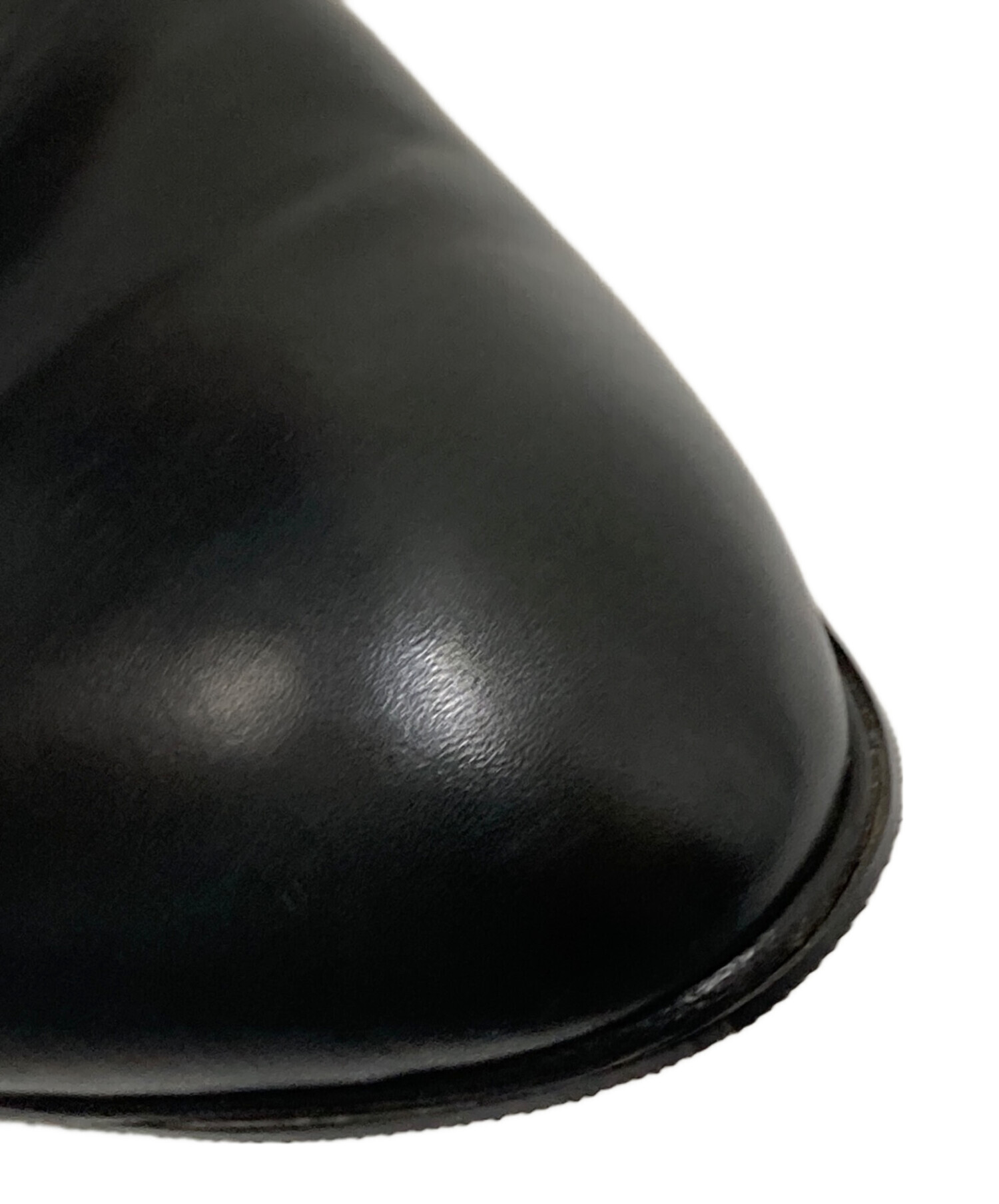 中古・古着通販】PELLICO (ペリーコ) レザーロングブーツ ブラック