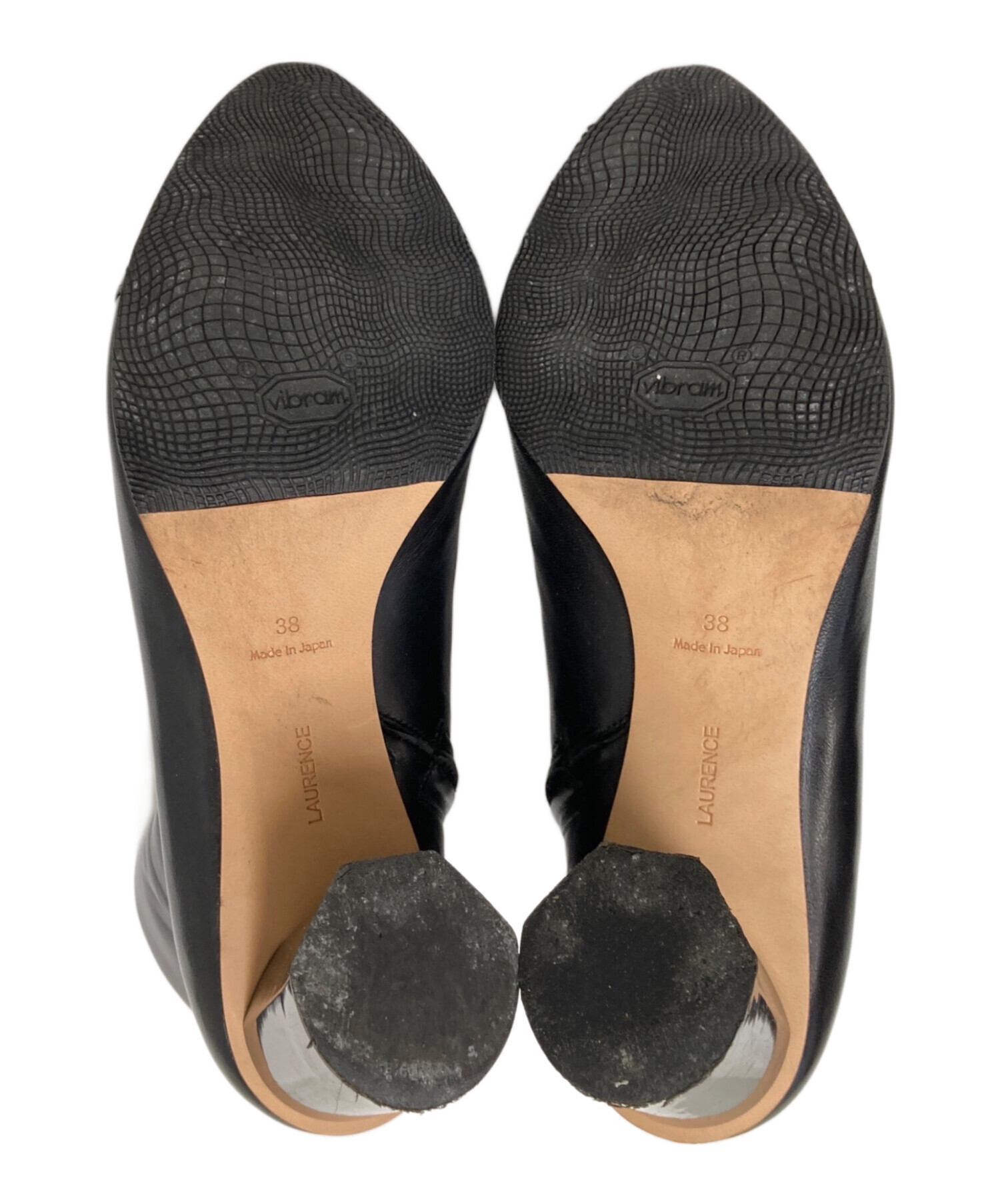 中古・古着通販】LAURENCE (ロランス) ヒールブーツ ブラック サイズ