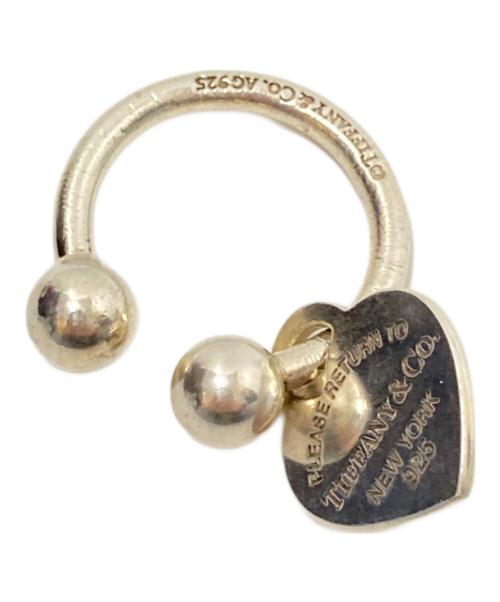 【中古美品】Tiffany & Co. ハート・キーリング TIFFANY&Co.（ティファニー） ハートタグ キーリング キーホルダー