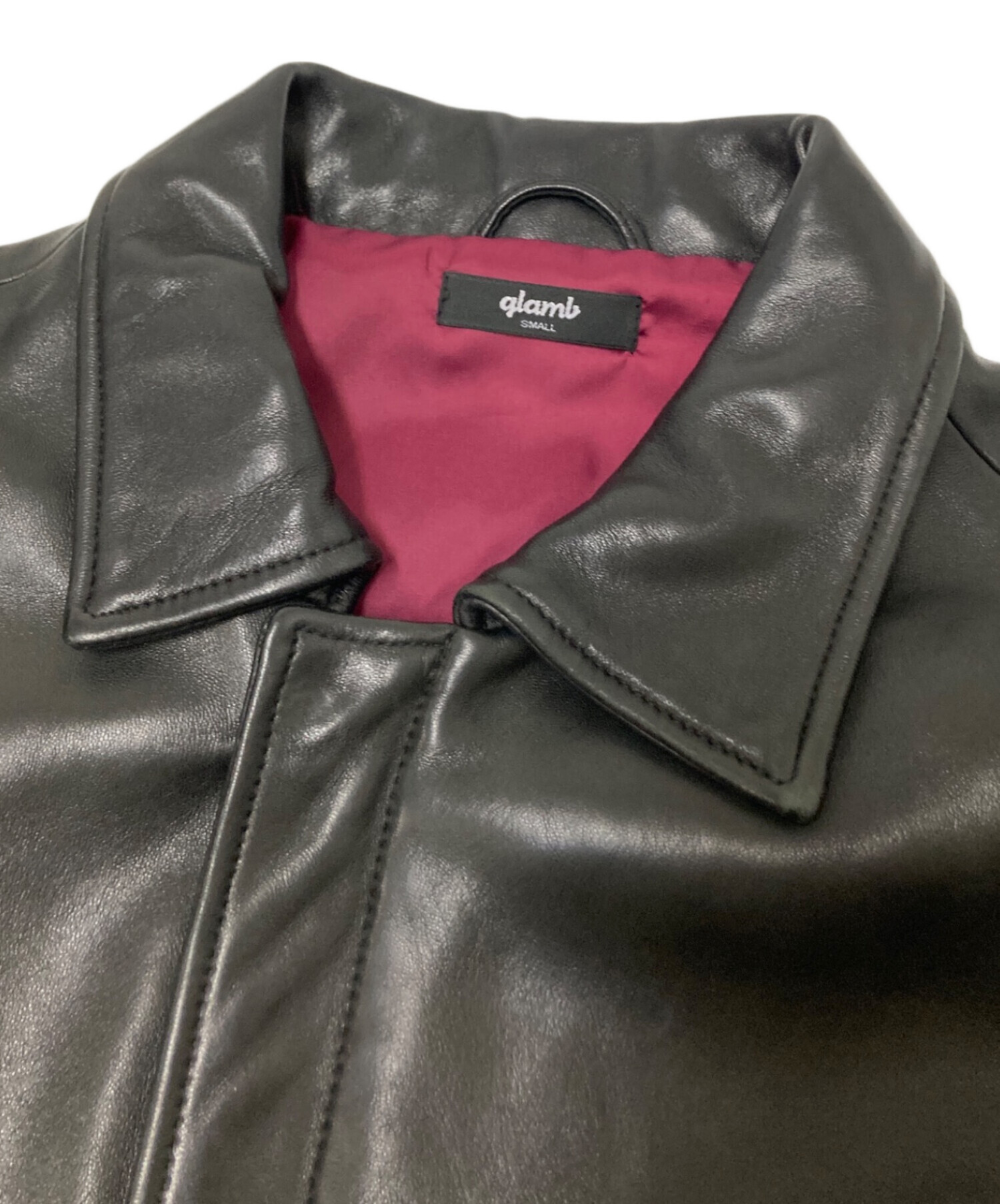 中古・古着通販】glamb (グラム) ハリントンライダース ブラック