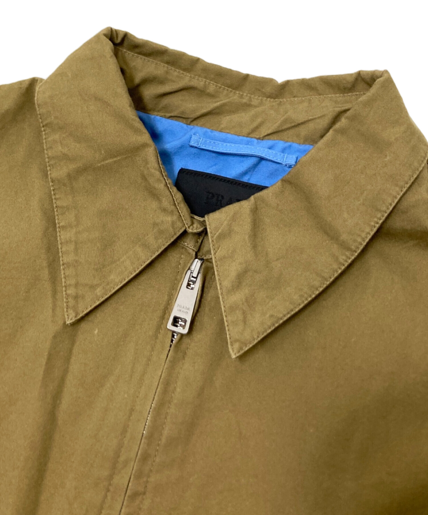 中古・古着通販】PRADA (プラダ) コットンジャケット ベージュ サイズ