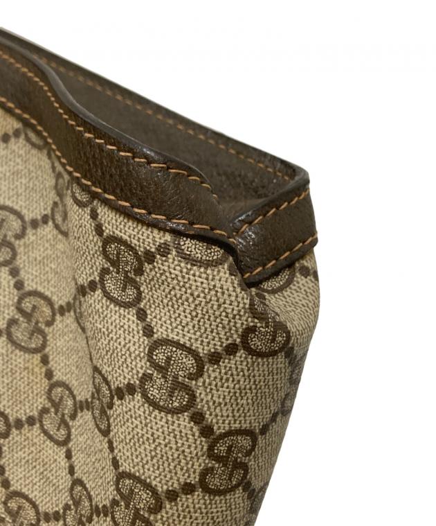 GUCCI ベージュ クラッチバッグ 中古・古着通販】GUCCI (グッチ) クラッチバッグ ベージュ サイズ:下記