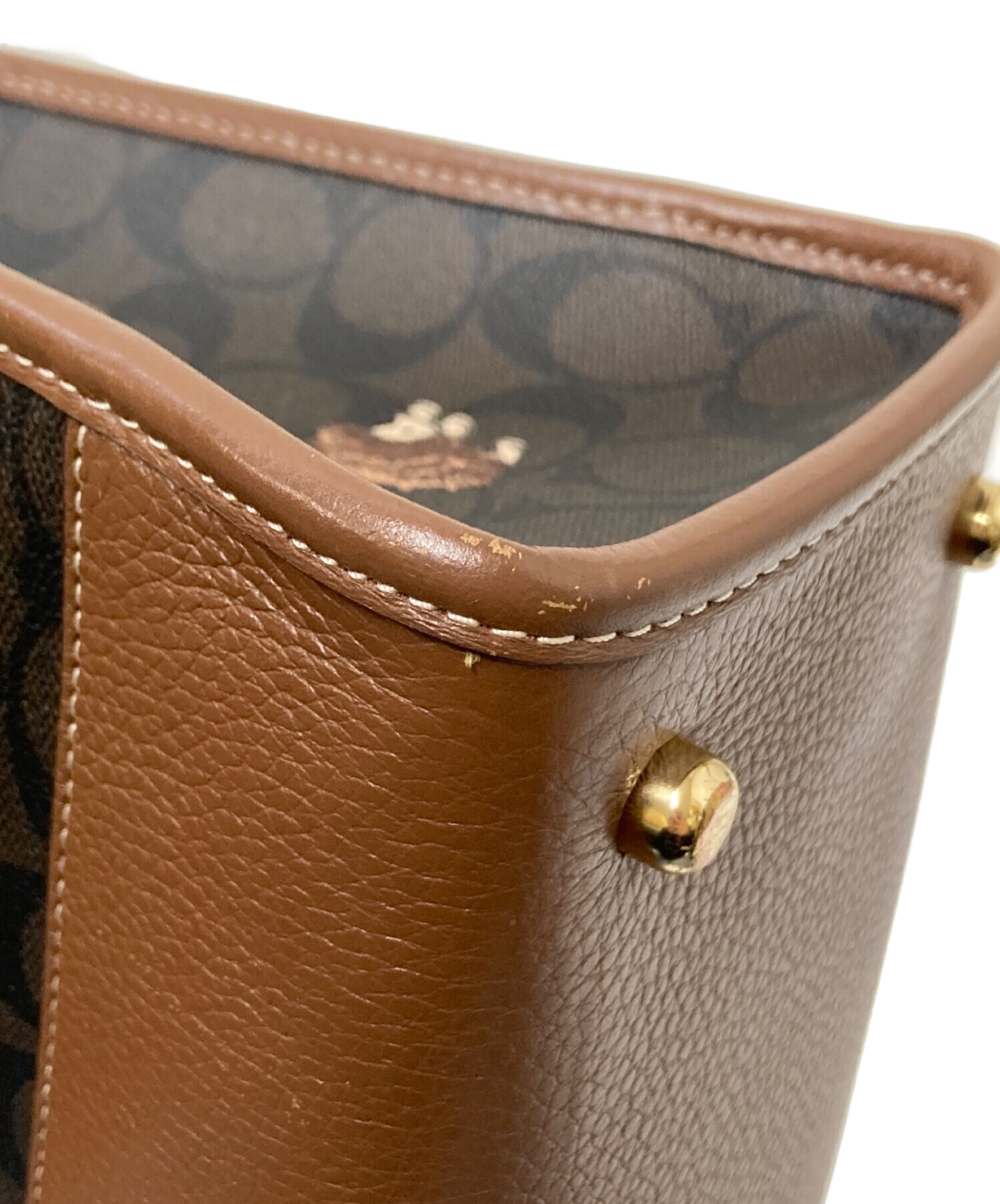 中古・古着通販】COACH (コーチ) ハリネズミ柄2WAYショルダーバッグ