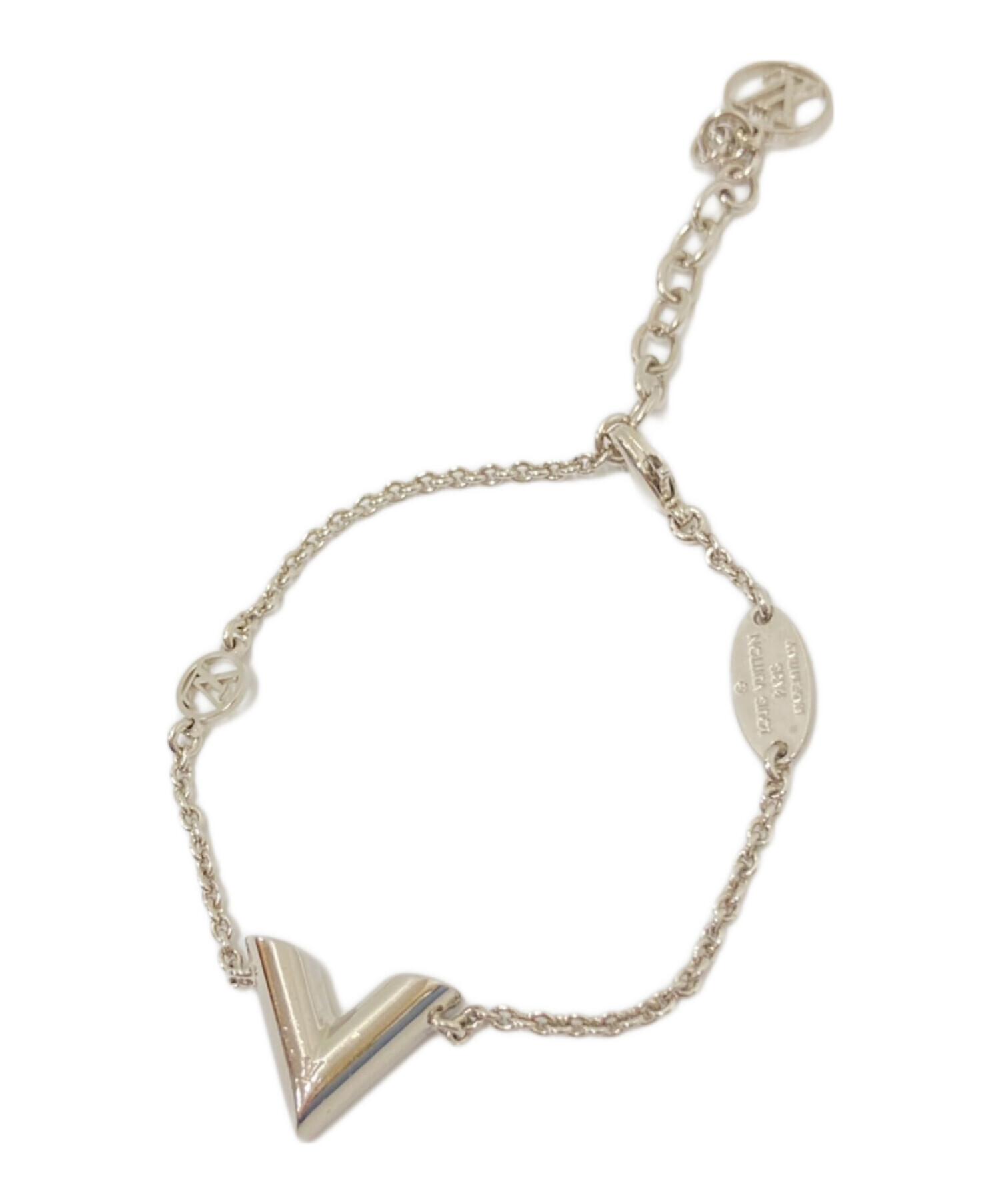 【LOUIS VUITTON】ルイヴィトン　シルバー　バングル　ブレスレット 中古・古着通販】LOUIS VUITTON (ルイ ヴィトン) バングル サイズ:M