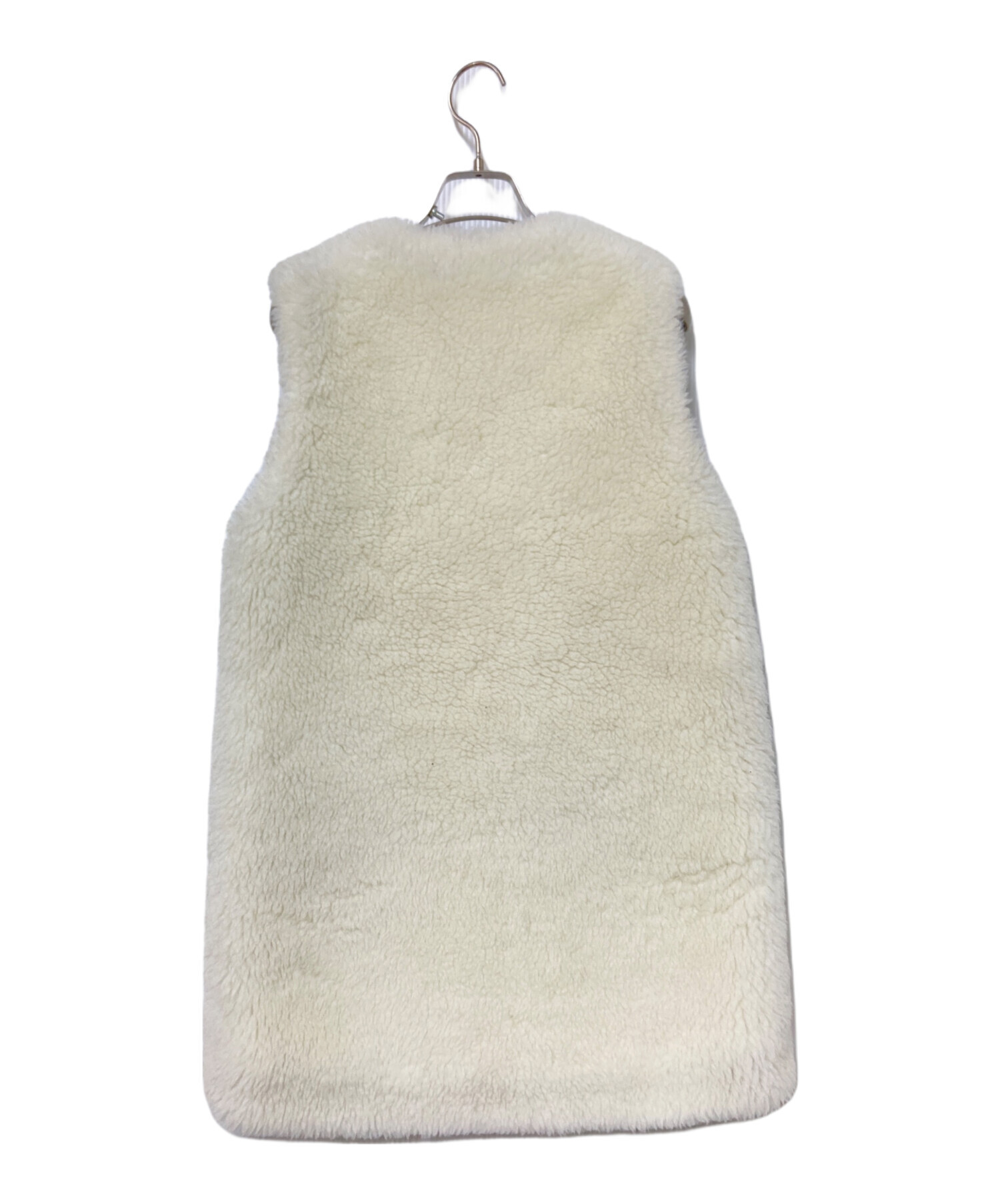 中古・古着通販】THE RERACS (ザ リラクス) ボアベスト ホワイト