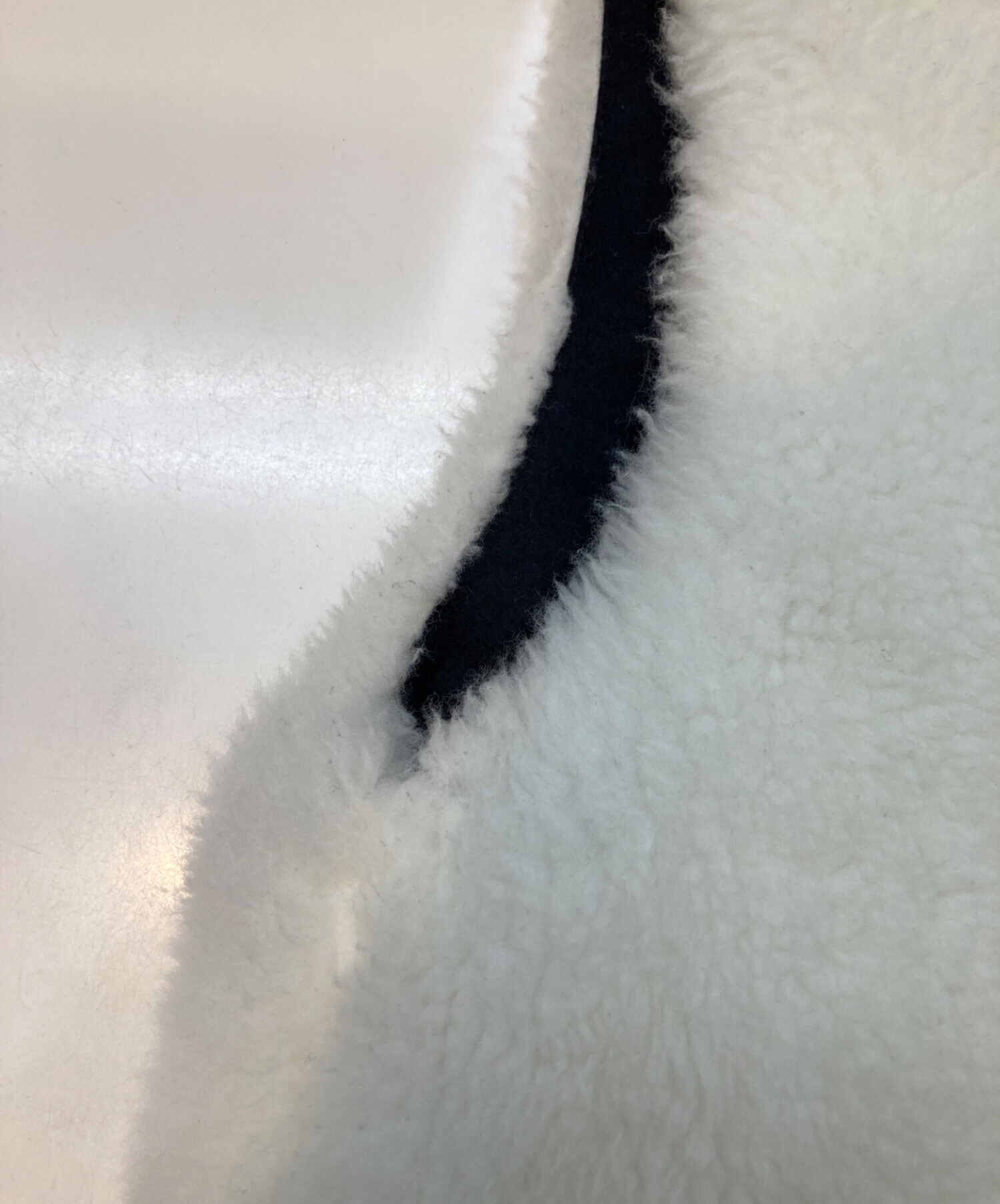 中古・古着通販】THE RERACS (ザ リラクス) ボアベスト ホワイト