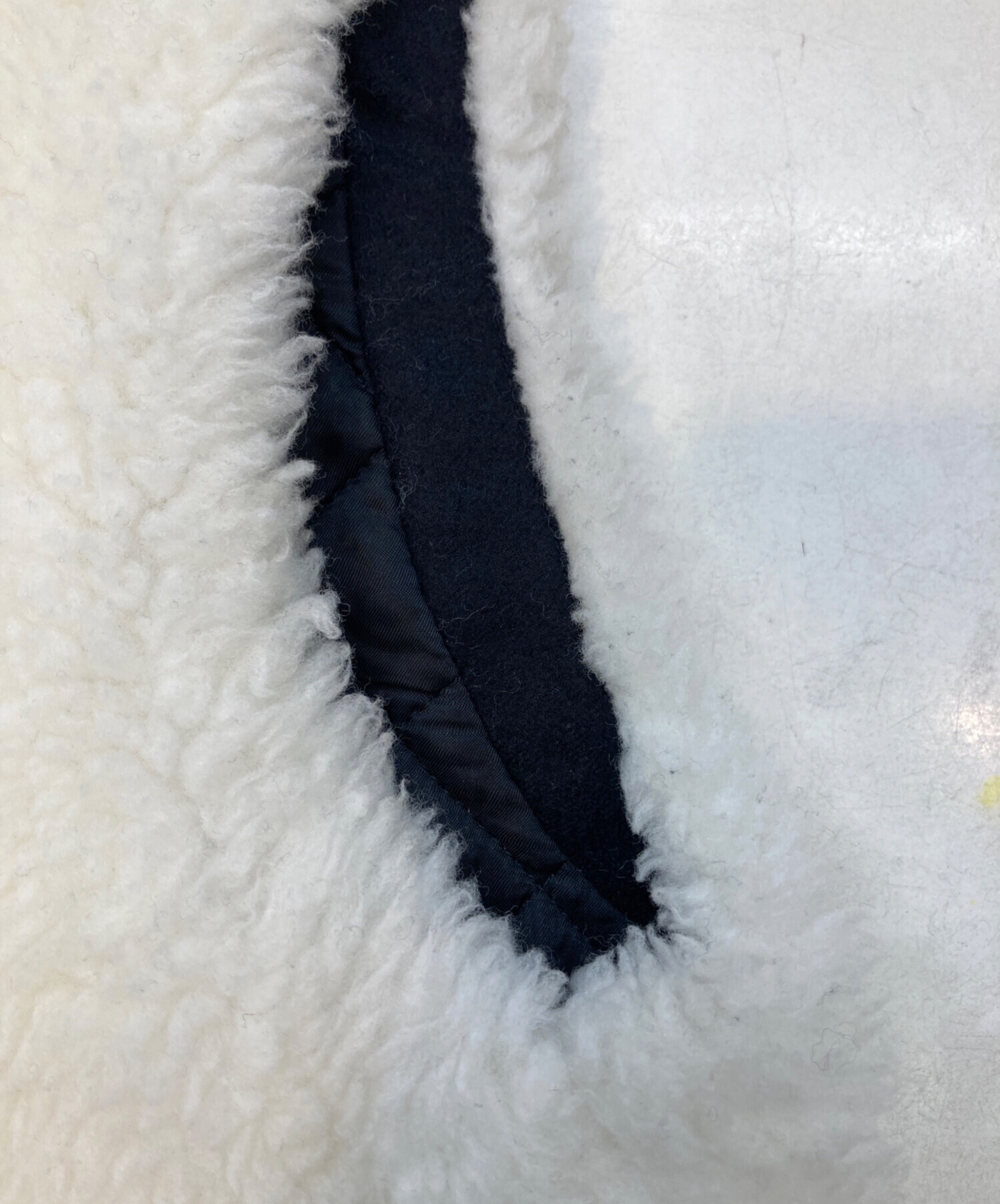 中古・古着通販】THE RERACS (ザ リラクス) ボアベスト ホワイト