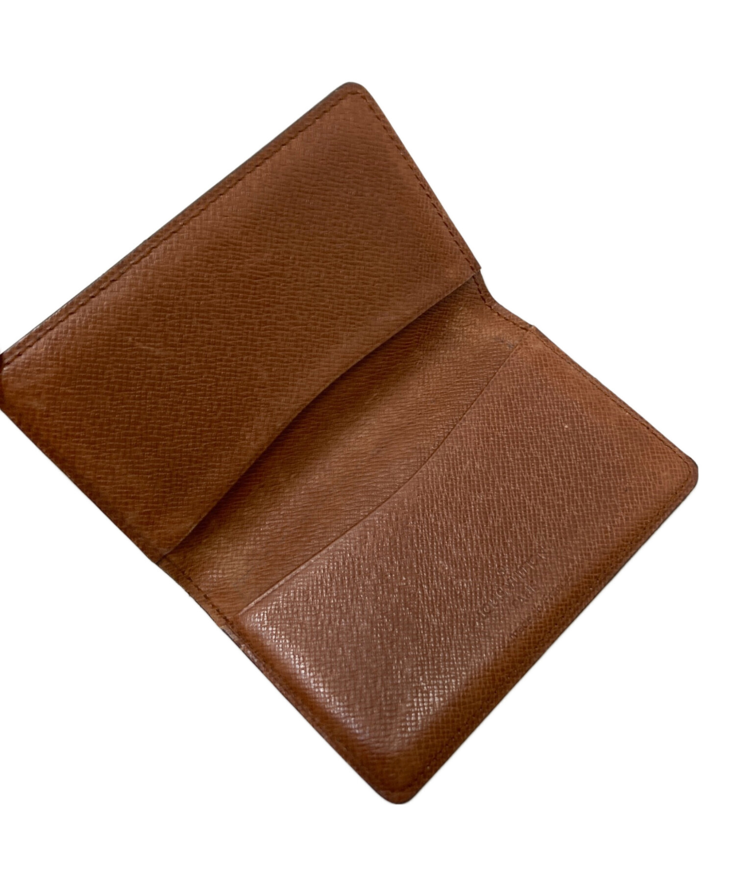 【正規店購入品】Louis Vuitton 名刺入れ ブラウン ルイ ヴィトン 中古・古着通販】LOUIS VUITTON (ルイ ヴィトン) カードケース