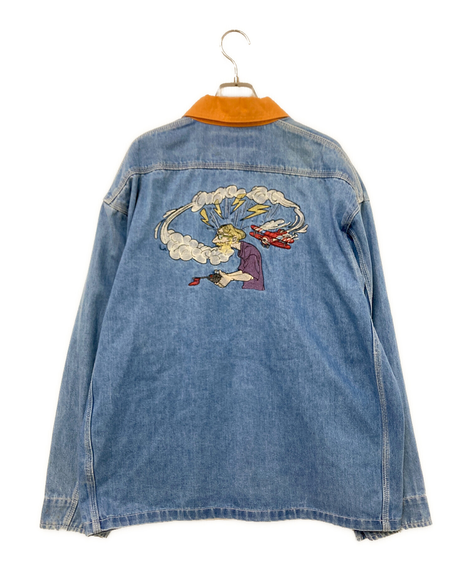 中古・古着通販】Left Alone (レフトアローン) 刺繍デニムジャケット