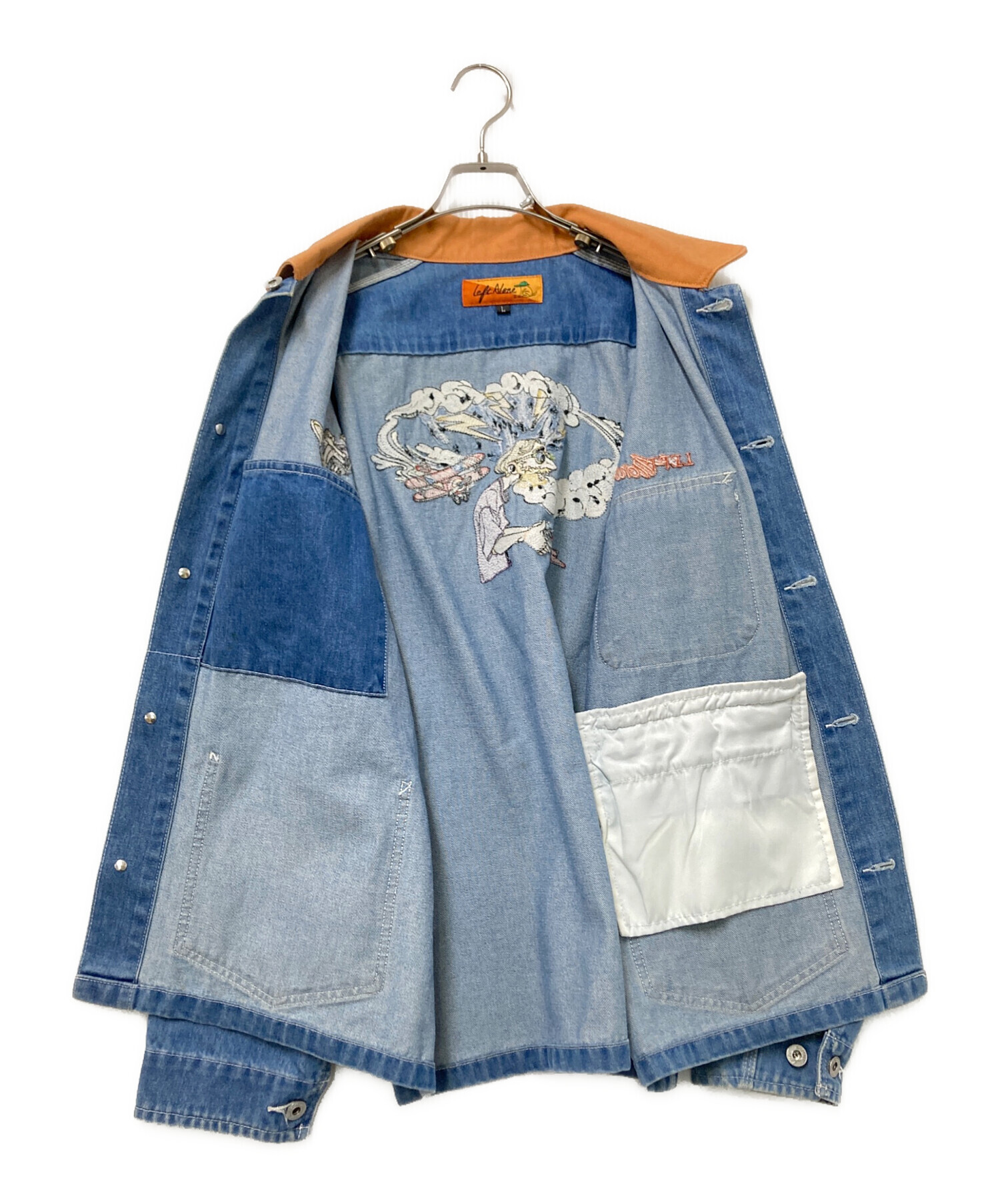 中古・古着通販】Left Alone (レフトアローン) 刺繍デニムジャケット